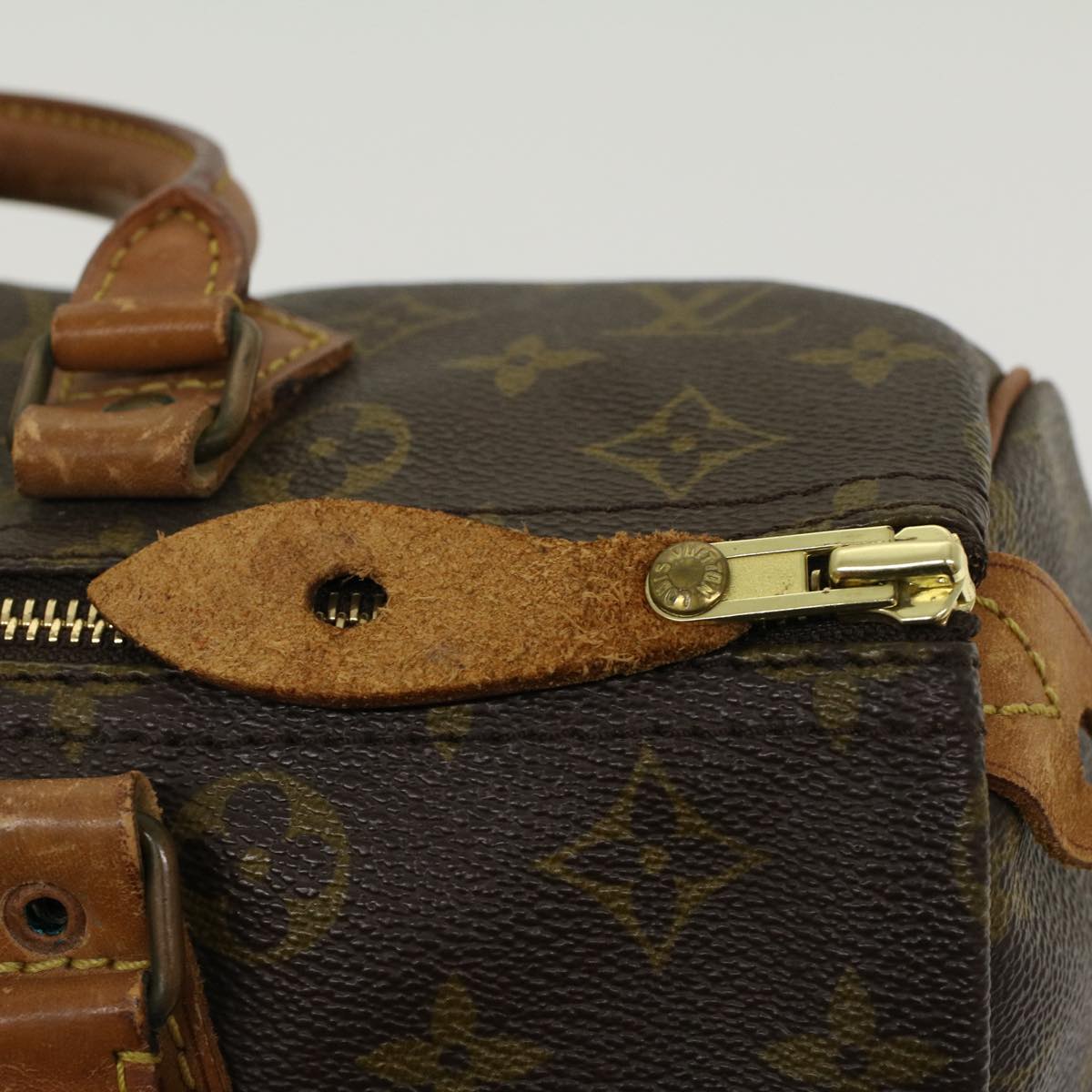 LOUIS VUITTON Monogram Speedy 30 Hand Bag M41526 LV Auth bs6027