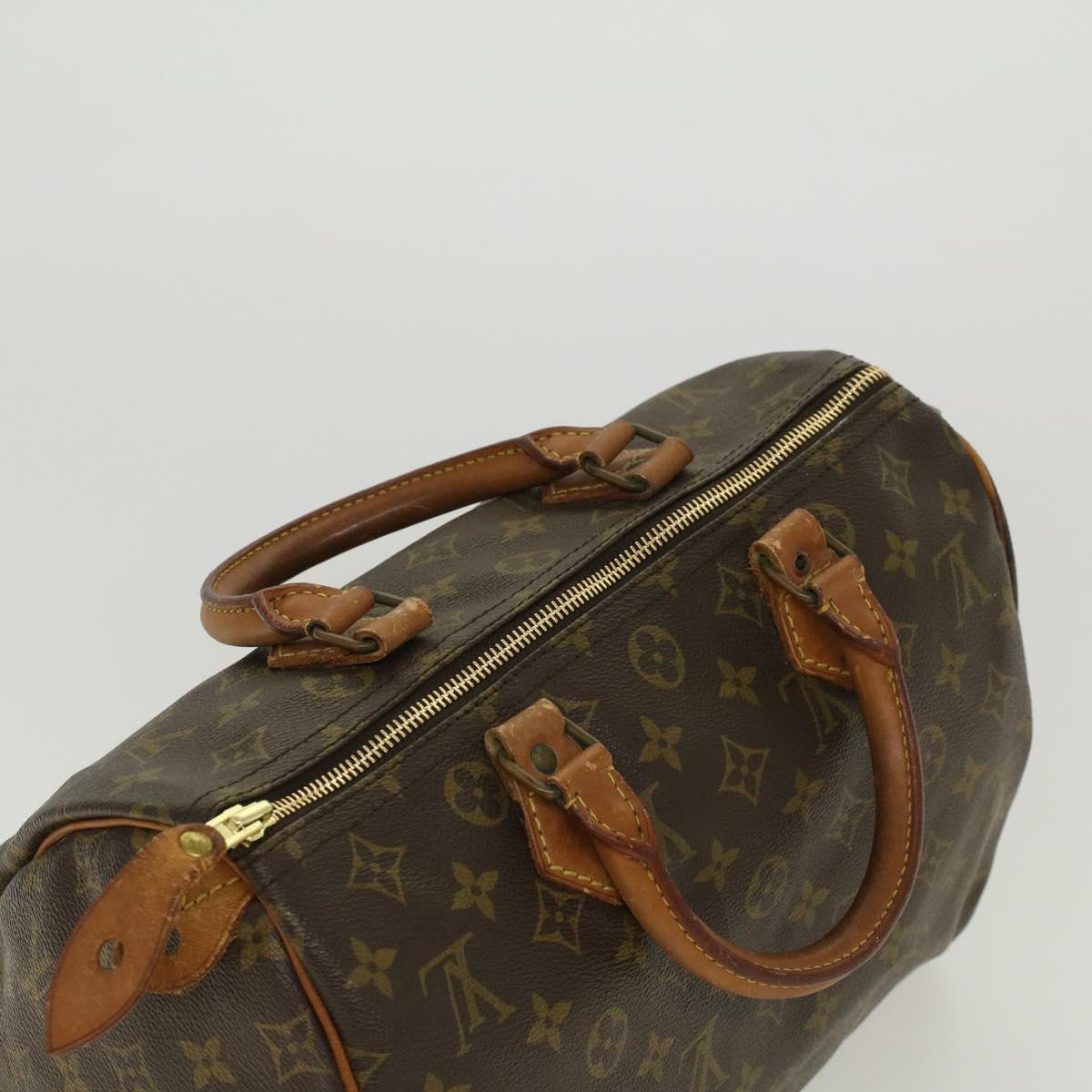 LOUIS VUITTON Monogram Speedy 30 Hand Bag M41526 LV Auth bs6027