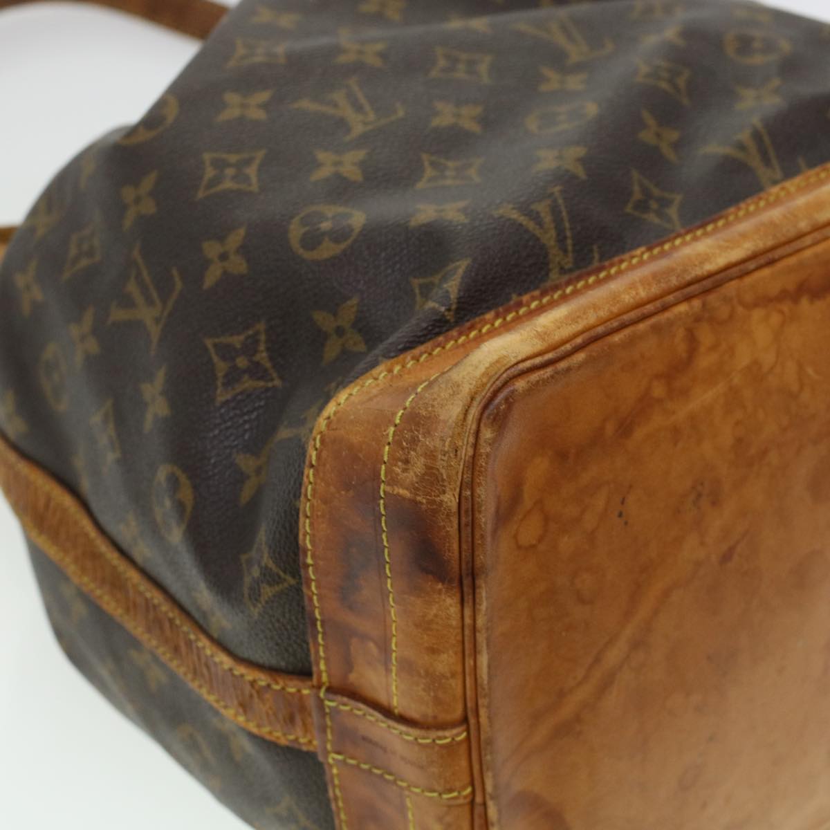 LOUIS VUITTON Monogram Noe Shoulder Bag M42224 LV Auth bs6041