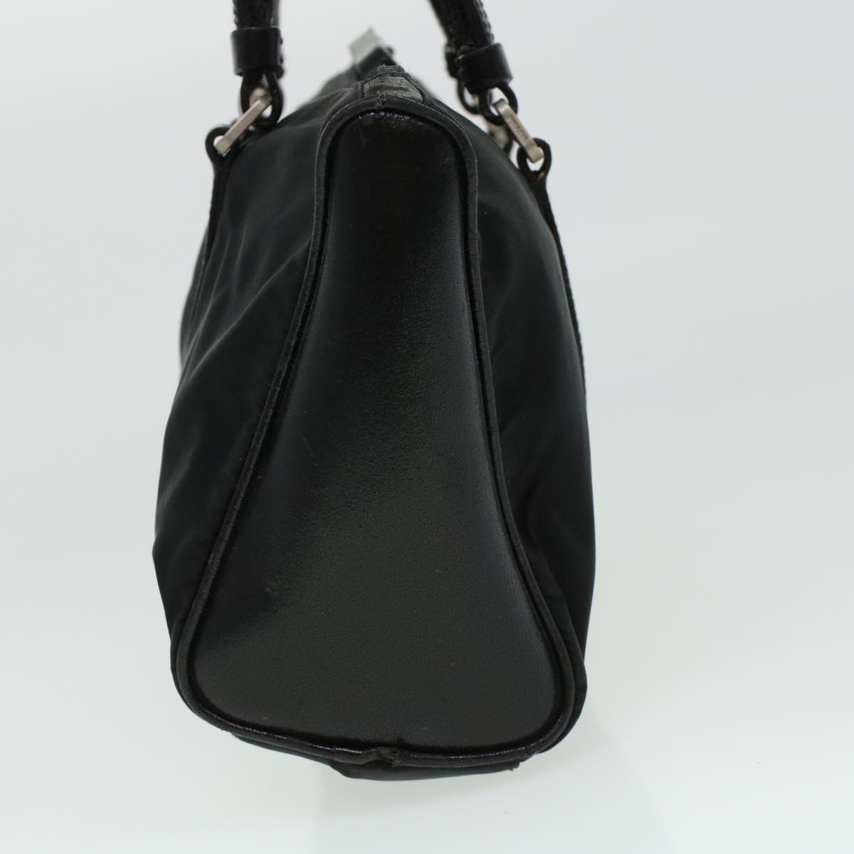 PRADA Hand Bag Nylon Black Auth bs6059