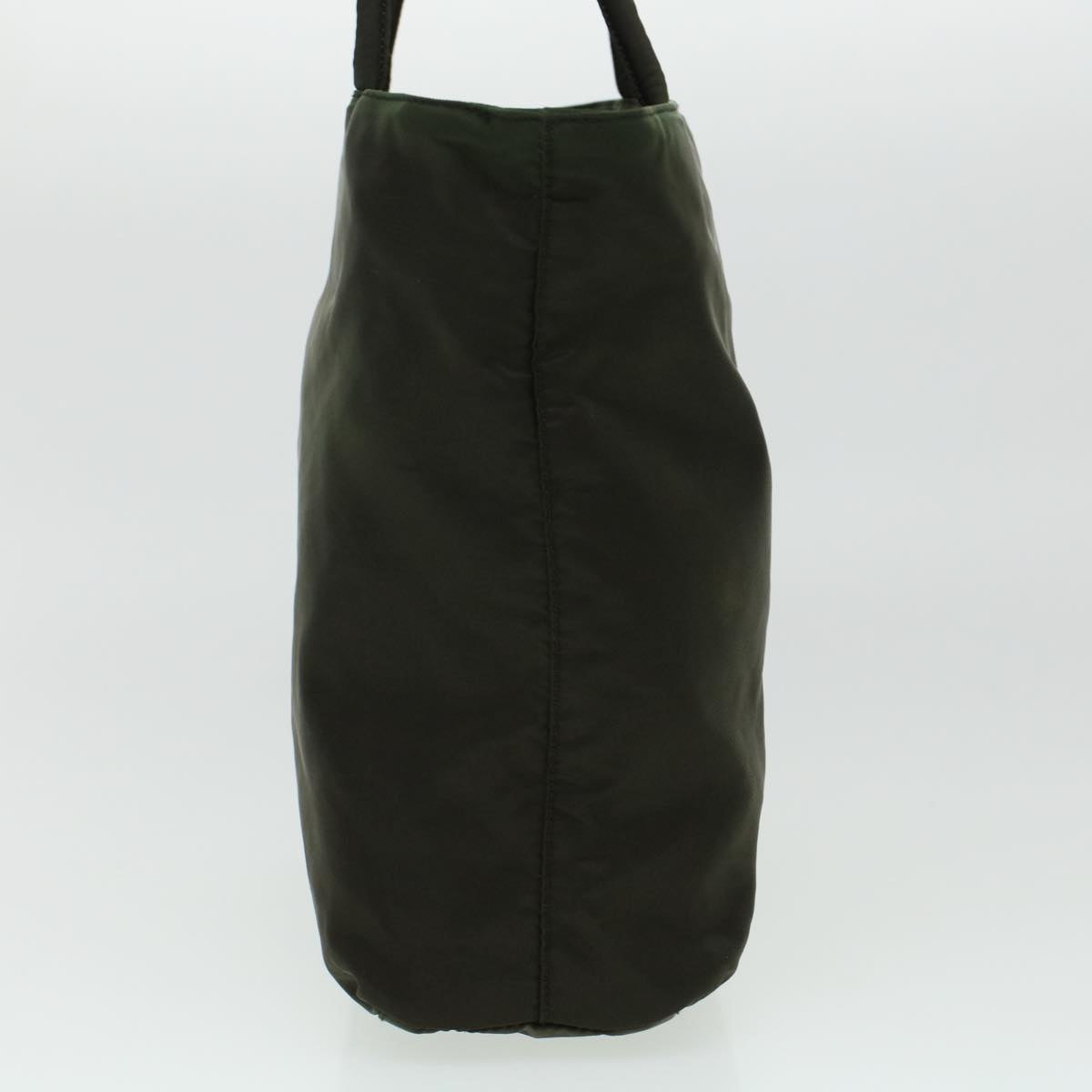 PRADA Shoulder Bag Nylon Khaki Auth bs6067