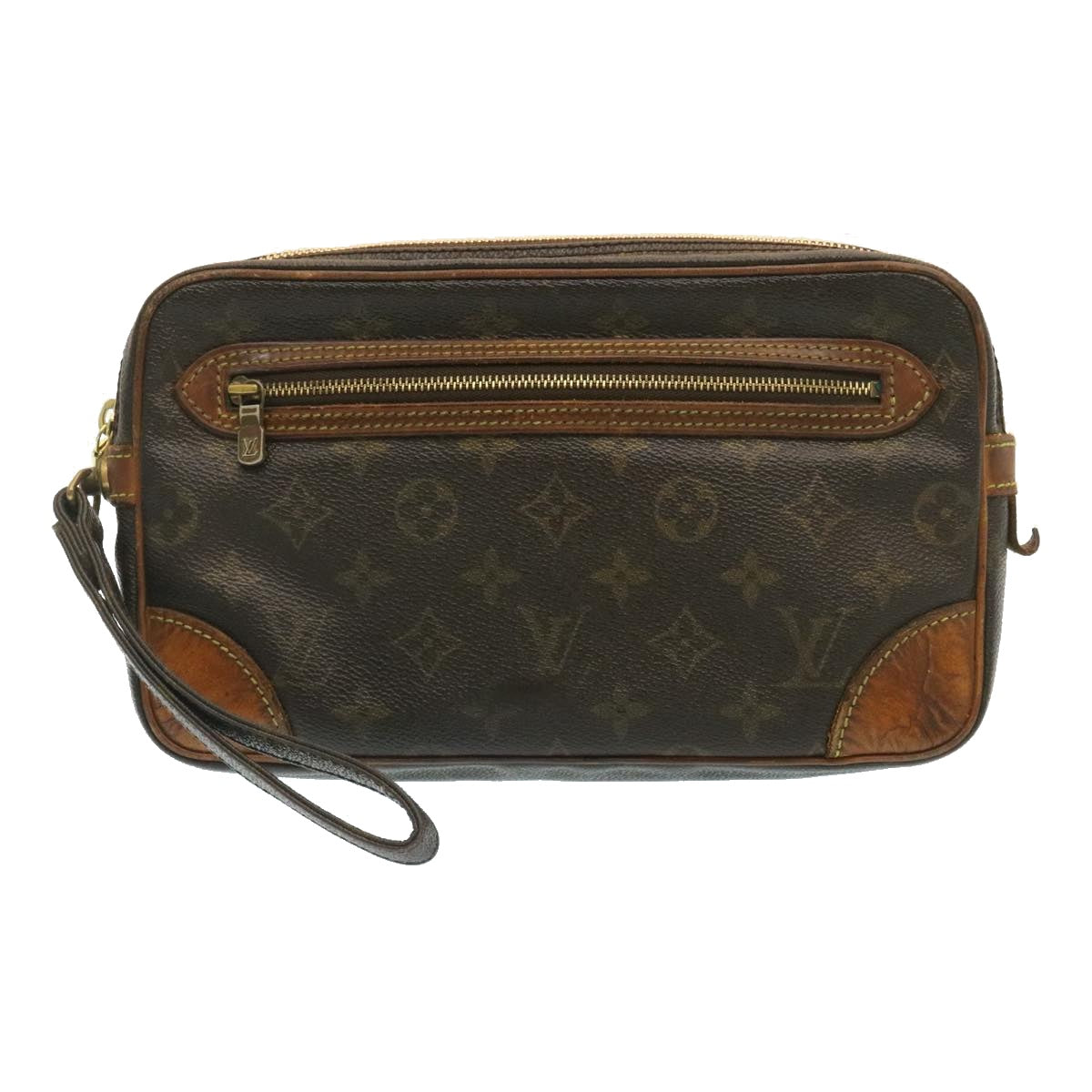 LOUIS VUITTON Monogram Marly Dragonne GM Clutch Bag M51825 Auth bs607