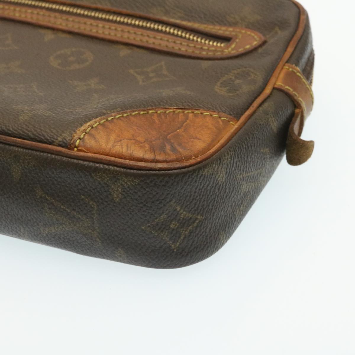 LOUIS VUITTON Monogram Marly Dragonne GM Clutch Bag M51825 Auth bs607