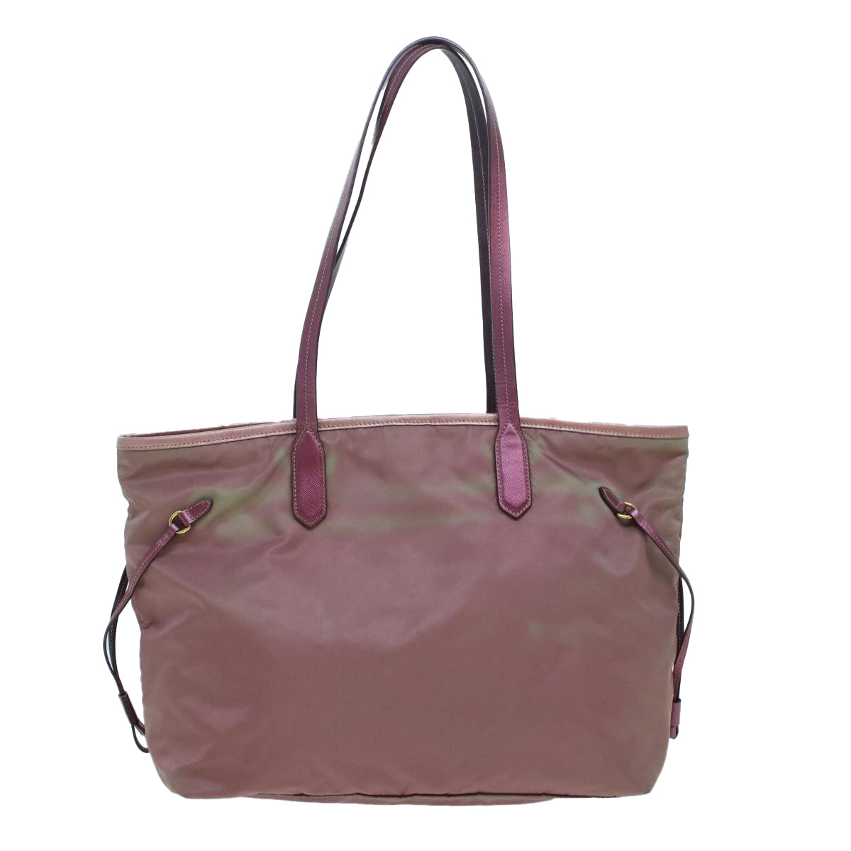 PRADA Tote Bag Nylon Pink Auth bs6071 - 0