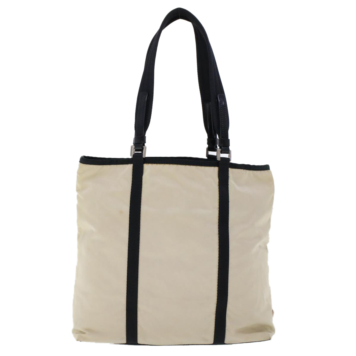 PRADA Shoulder Bag Nylon White Auth bs6074 - 0