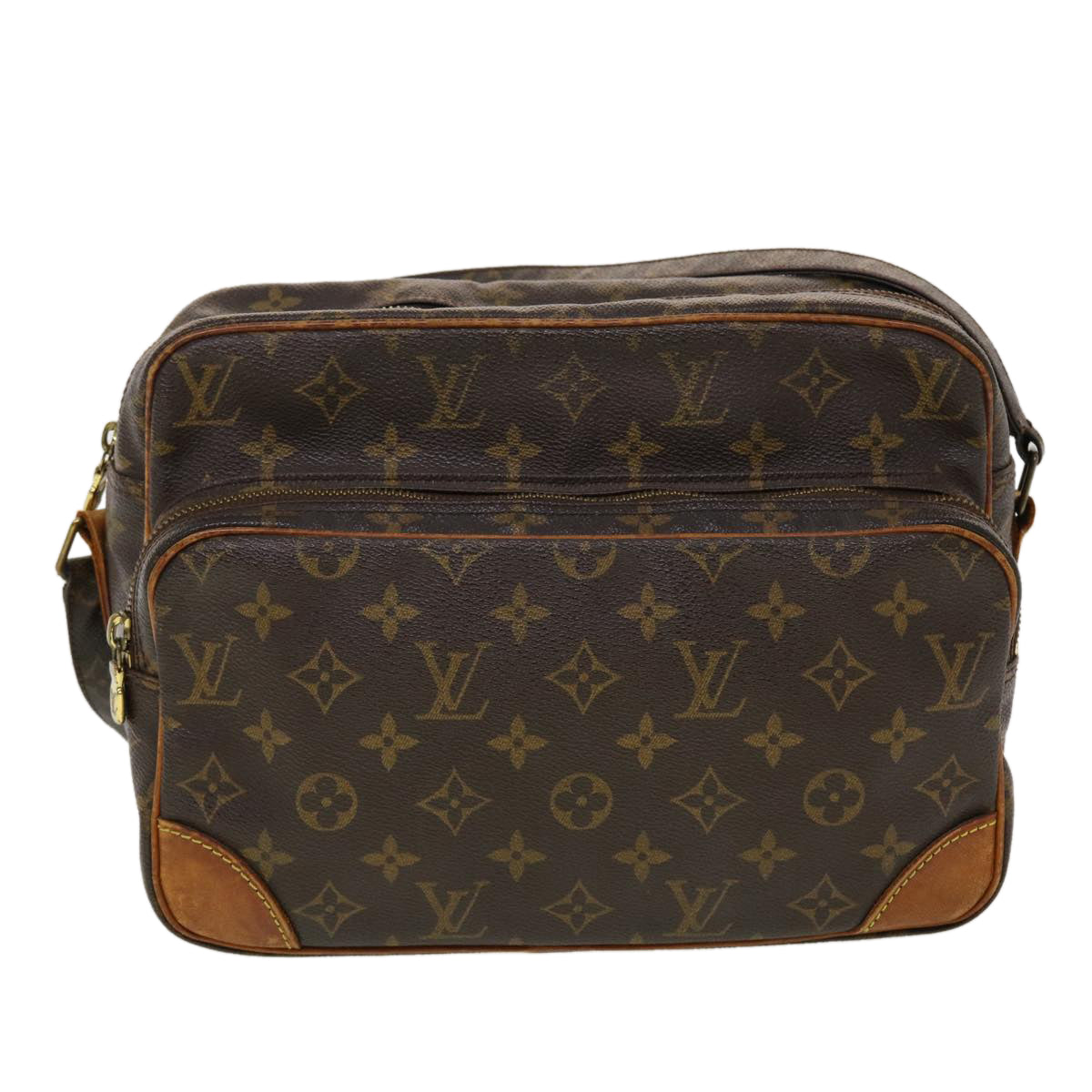 LOUIS VUITTON Monogram Nile Shoulder Bag M45244 LV Auth bs6084