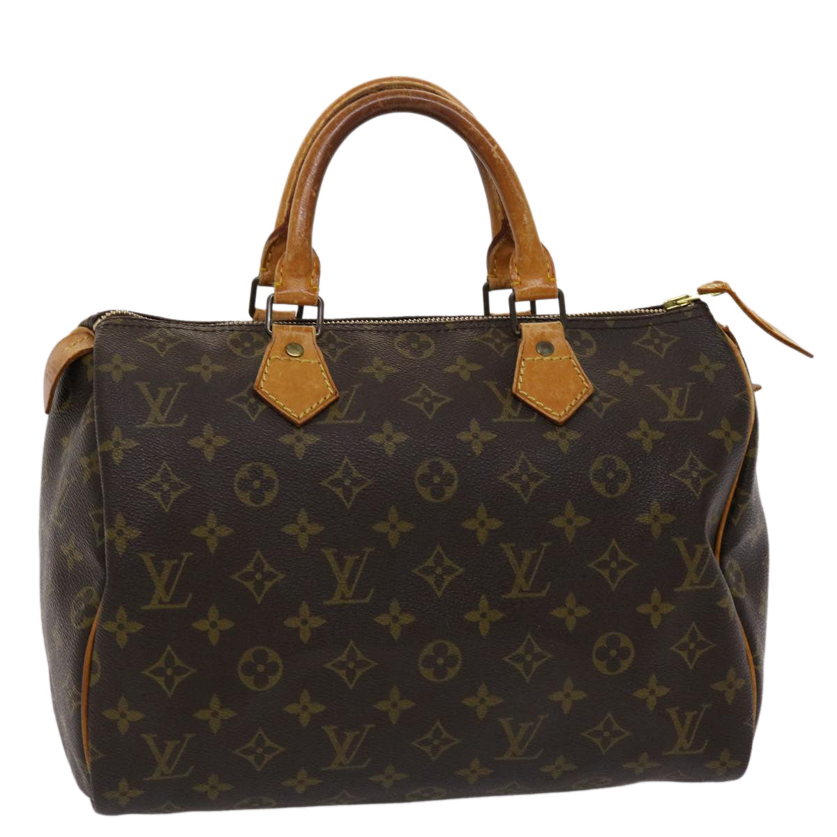 LOUIS VUITTON Monogram Speedy 30 Hand Bag M41526 LV Auth bs6087