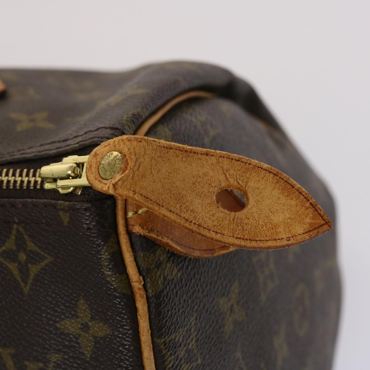 LOUIS VUITTON Monogram Speedy 30 Hand Bag M41526 LV Auth bs6087