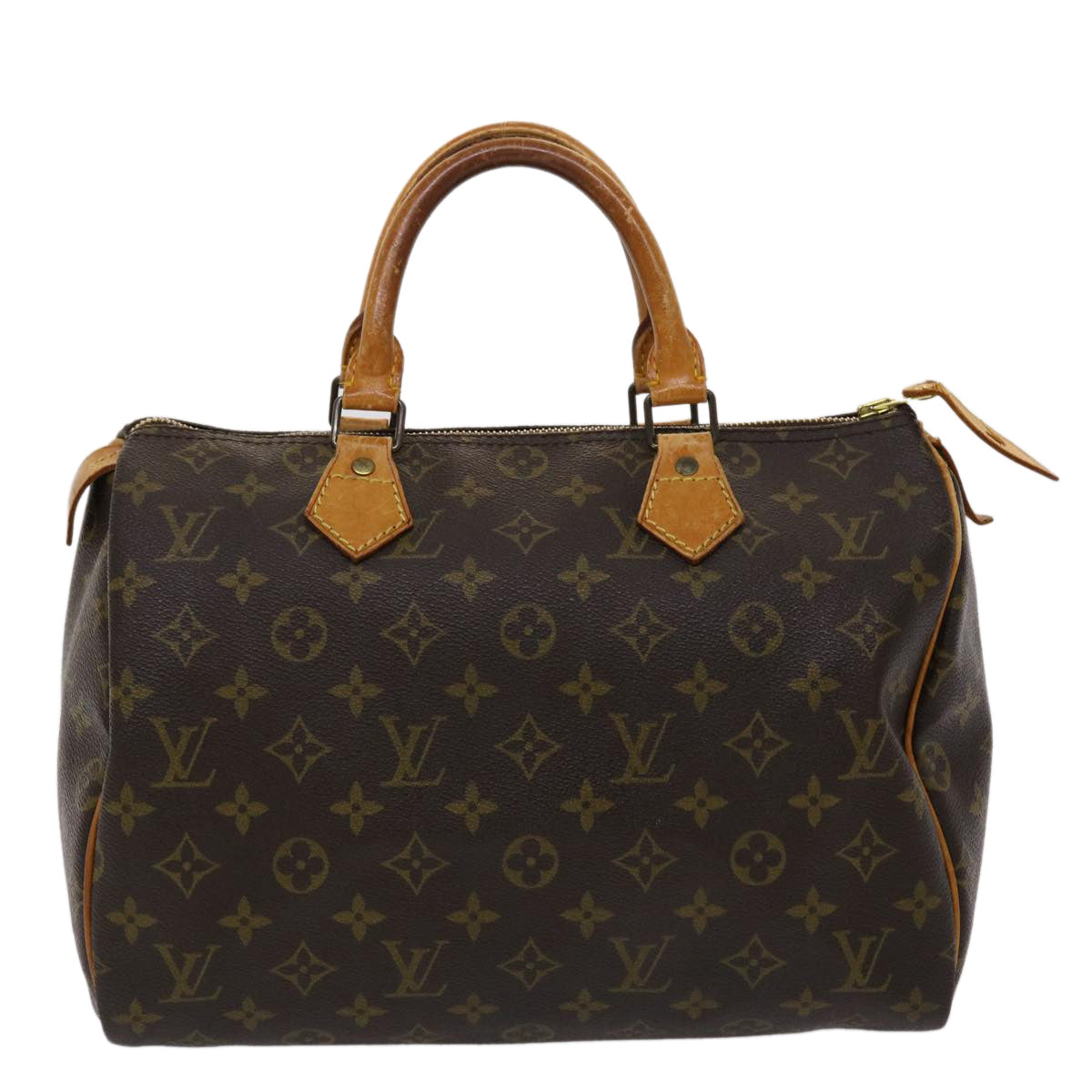 LOUIS VUITTON Monogram Speedy 30 Hand Bag M41526 LV Auth bs6087