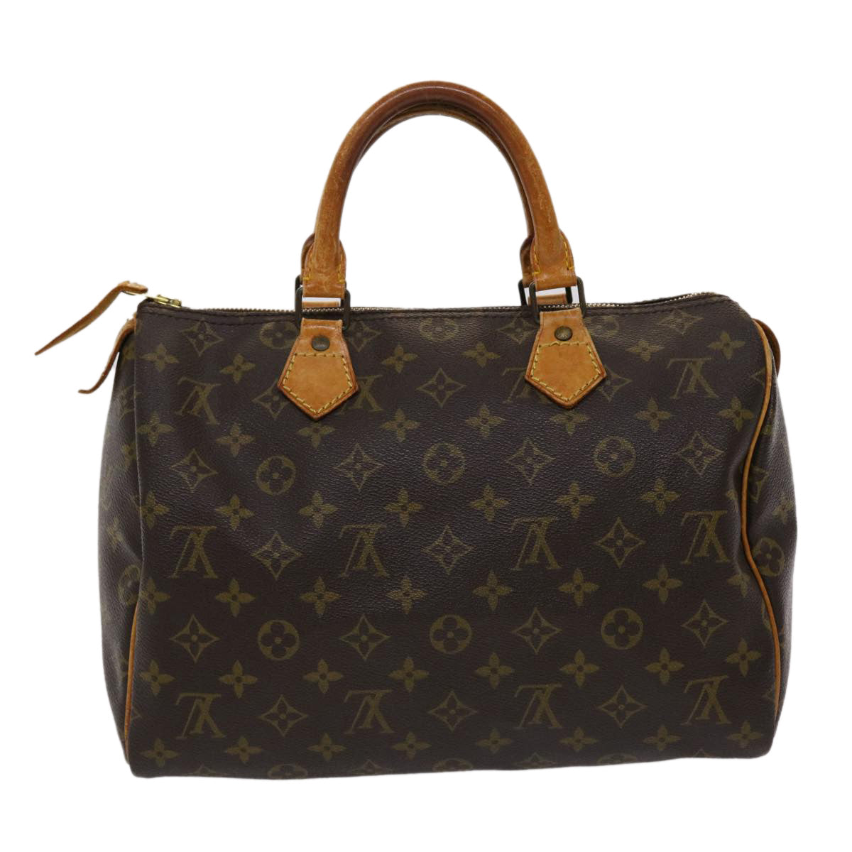 LOUIS VUITTON Monogram Speedy 30 Hand Bag M41526 LV Auth bs6087