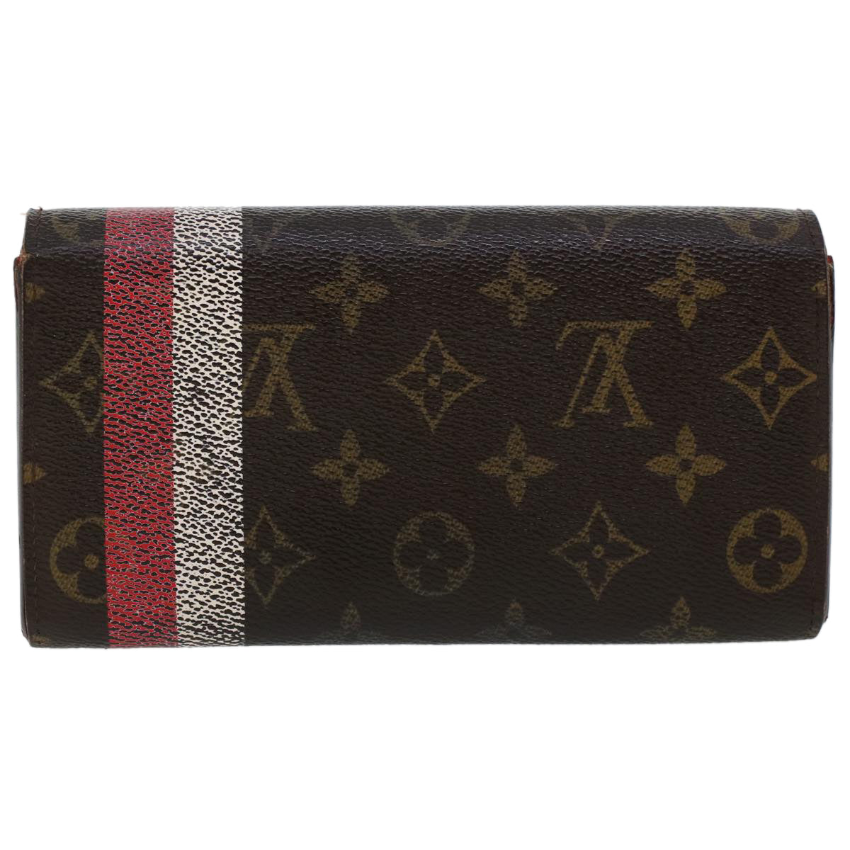 LOUIS VUITTON Monogram Groom Portefeiulle Sarah Long Wallet M60034 Auth bs6106 - 0