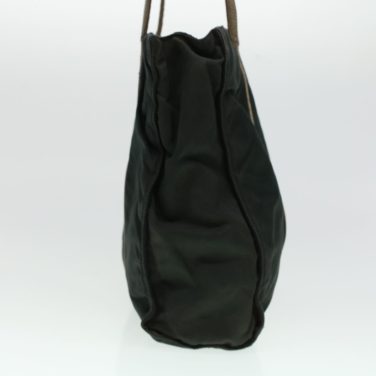 PRADA Hand Bag Nylon 2Set Green Auth bs6119