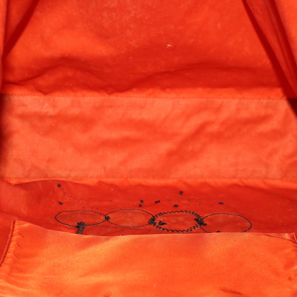 PRADA Tote Bag Nylon Orange Auth bs6121