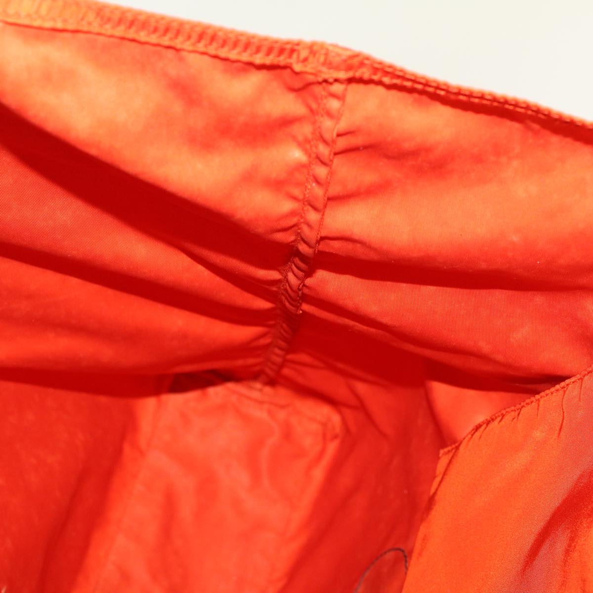 PRADA Tote Bag Nylon Orange Auth bs6121