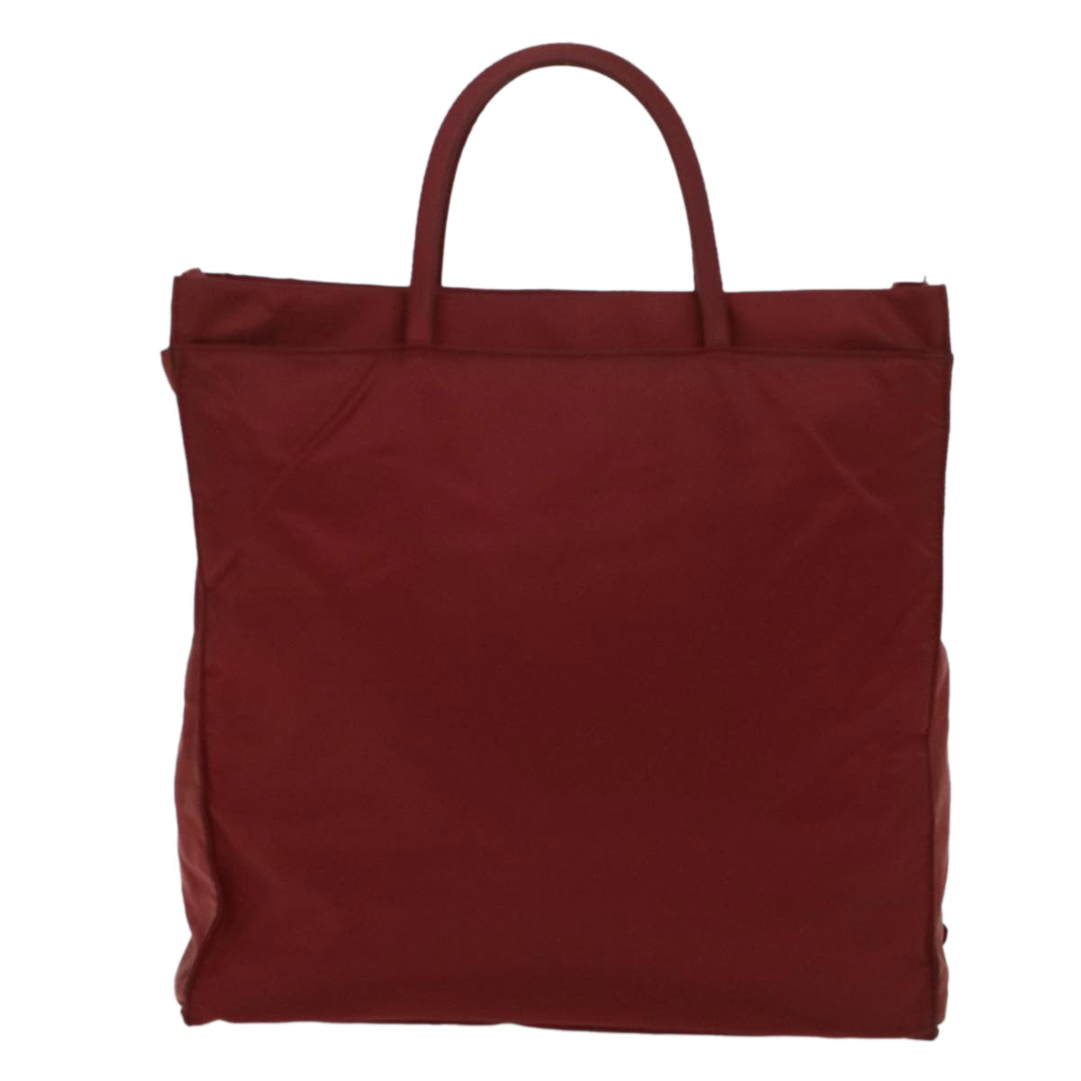 PRADA Tote Bag Nylon Red Auth bs6132 - 0