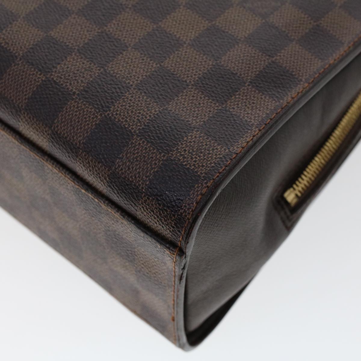 LOUIS VUITTON Damier Ebene Triana Hand Bag N51155 LV Auth bs6136