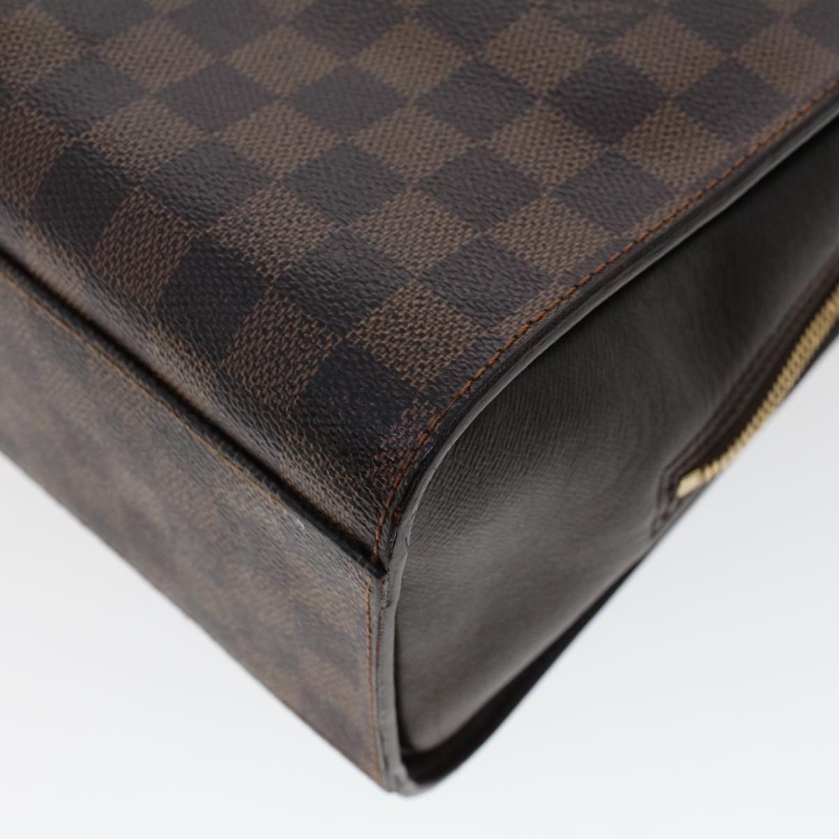 LOUIS VUITTON Damier Ebene Triana Hand Bag N51155 LV Auth bs6136