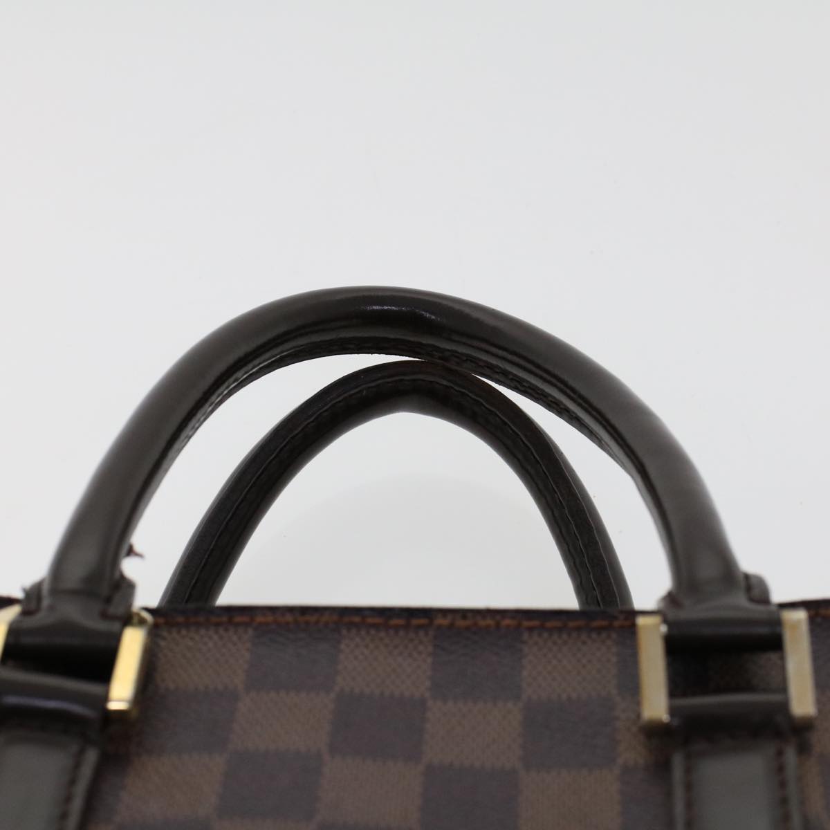 LOUIS VUITTON Damier Ebene Triana Hand Bag N51155 LV Auth bs6136