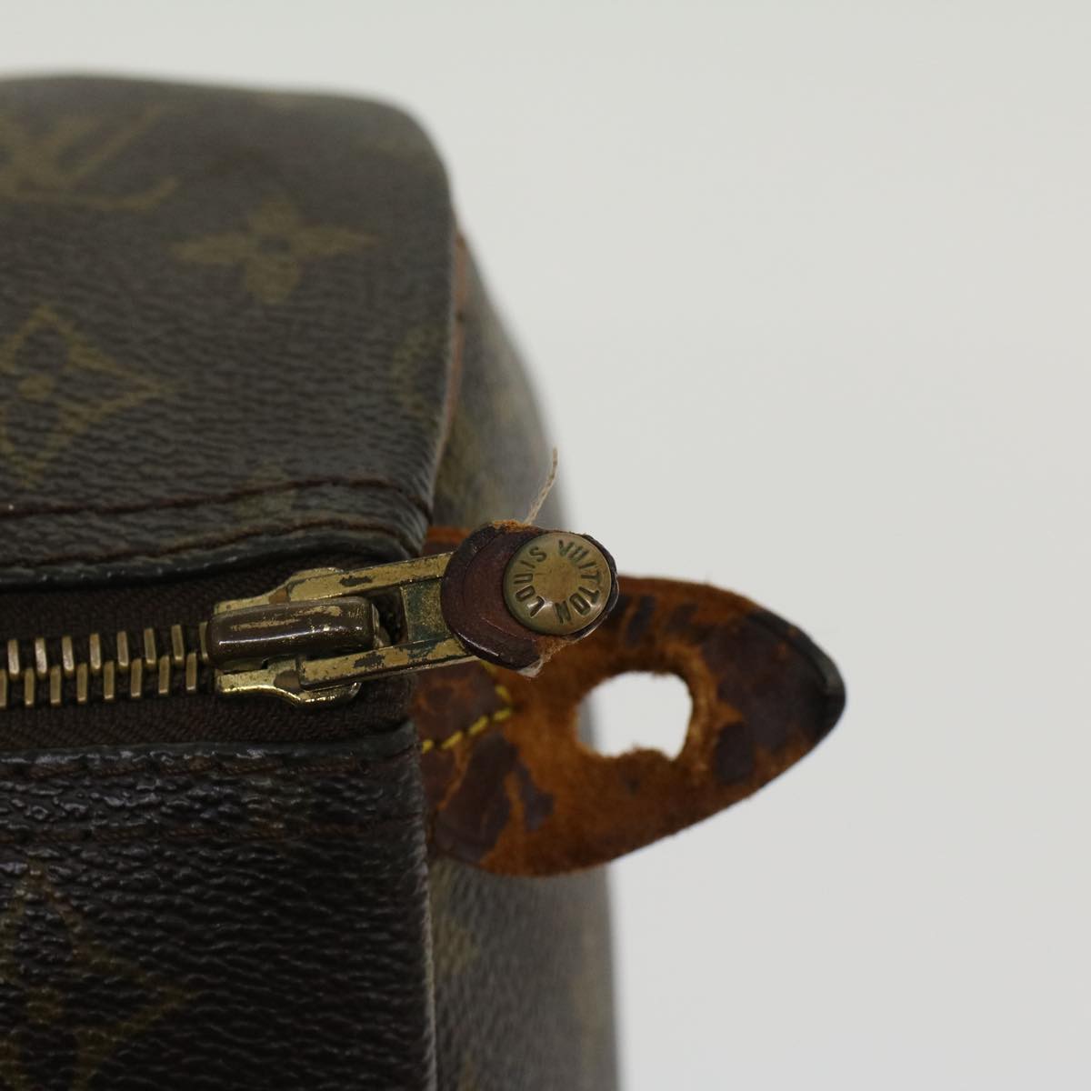 LOUIS VUITTON Monogram Speedy 30 Hand Bag M41526 LV Auth bs6189