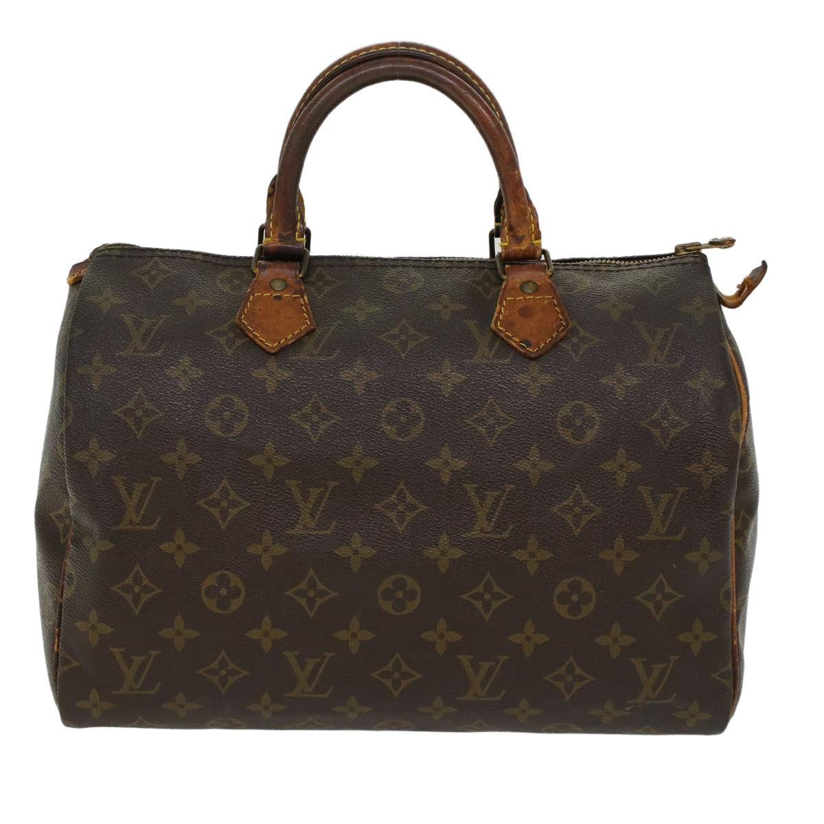 LOUIS VUITTON Monogram Speedy 30 Hand Bag M41526 LV Auth bs6189