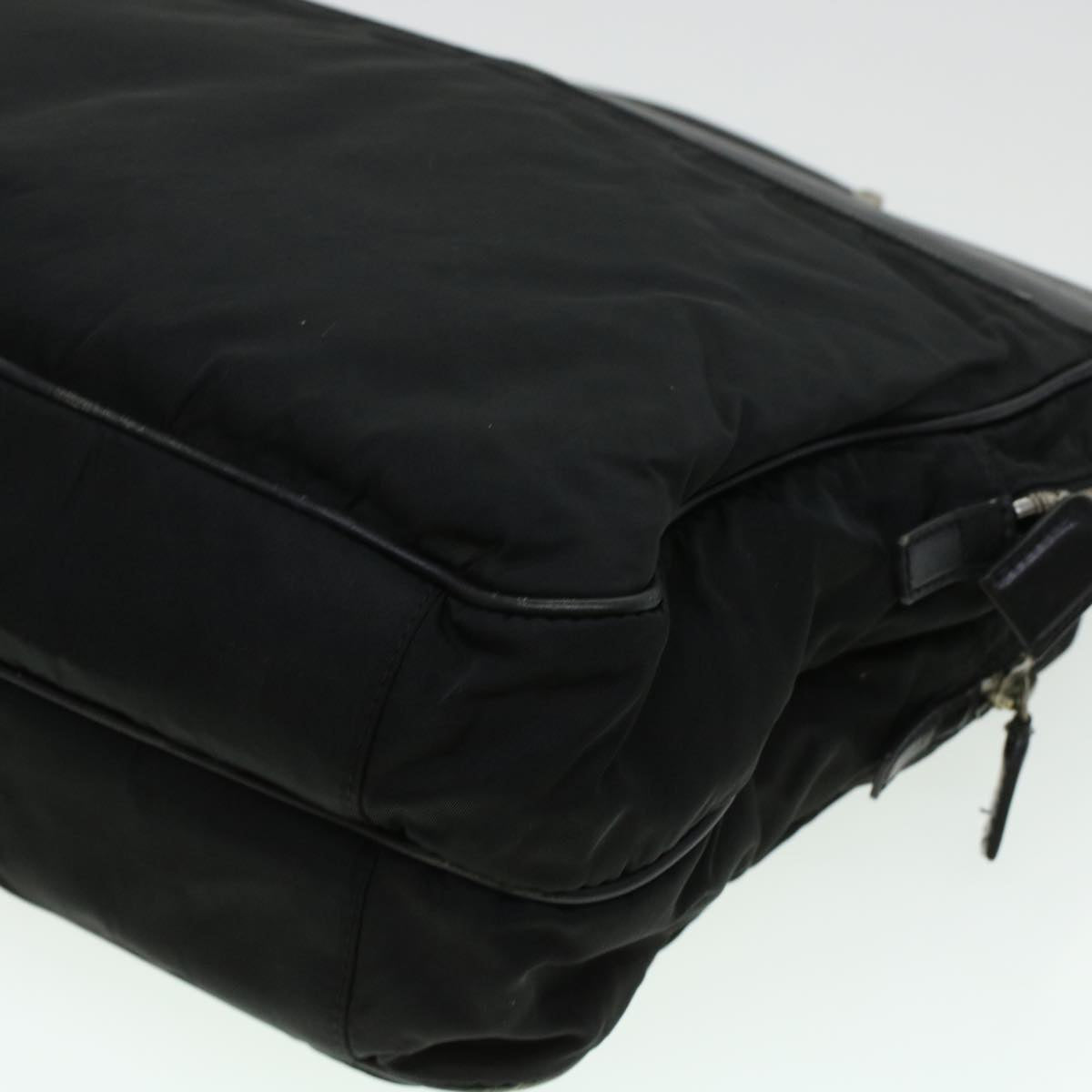 PRADA Business Bag Nylon Black Auth bs6199