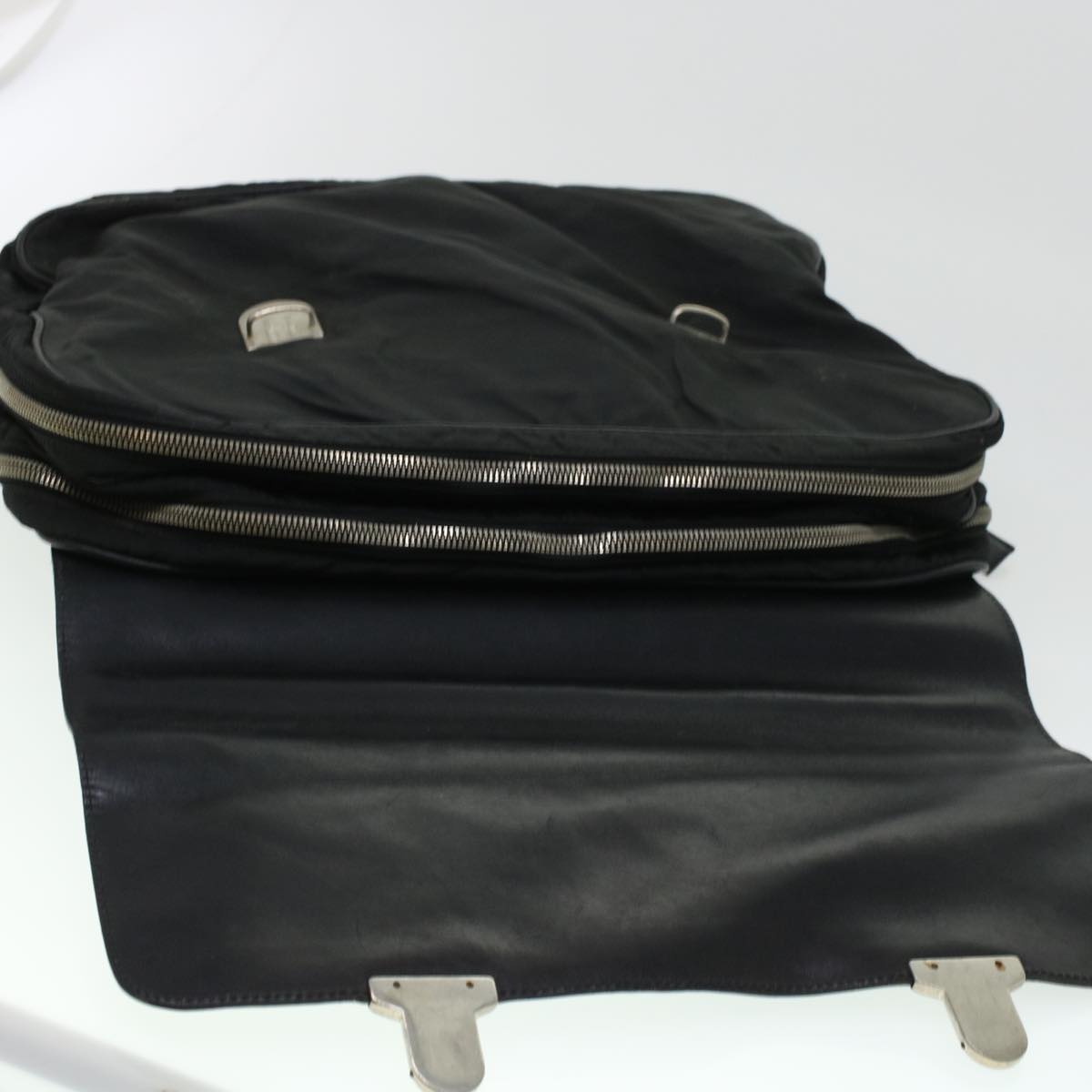 PRADA Business Bag Nylon Black Auth bs6199