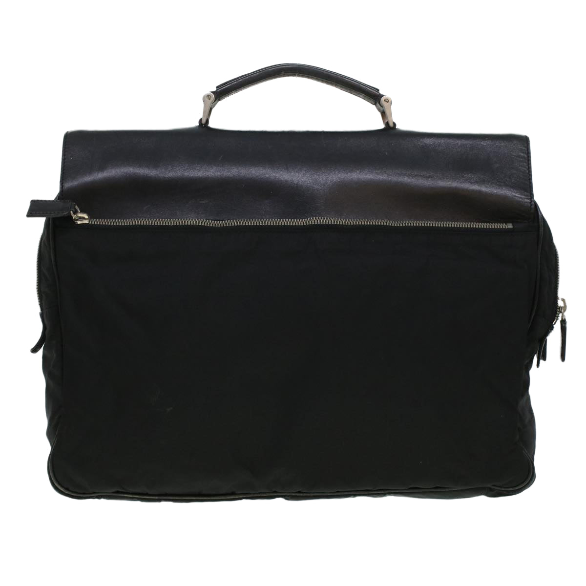 PRADA Business Bag Nylon Black Auth bs6199