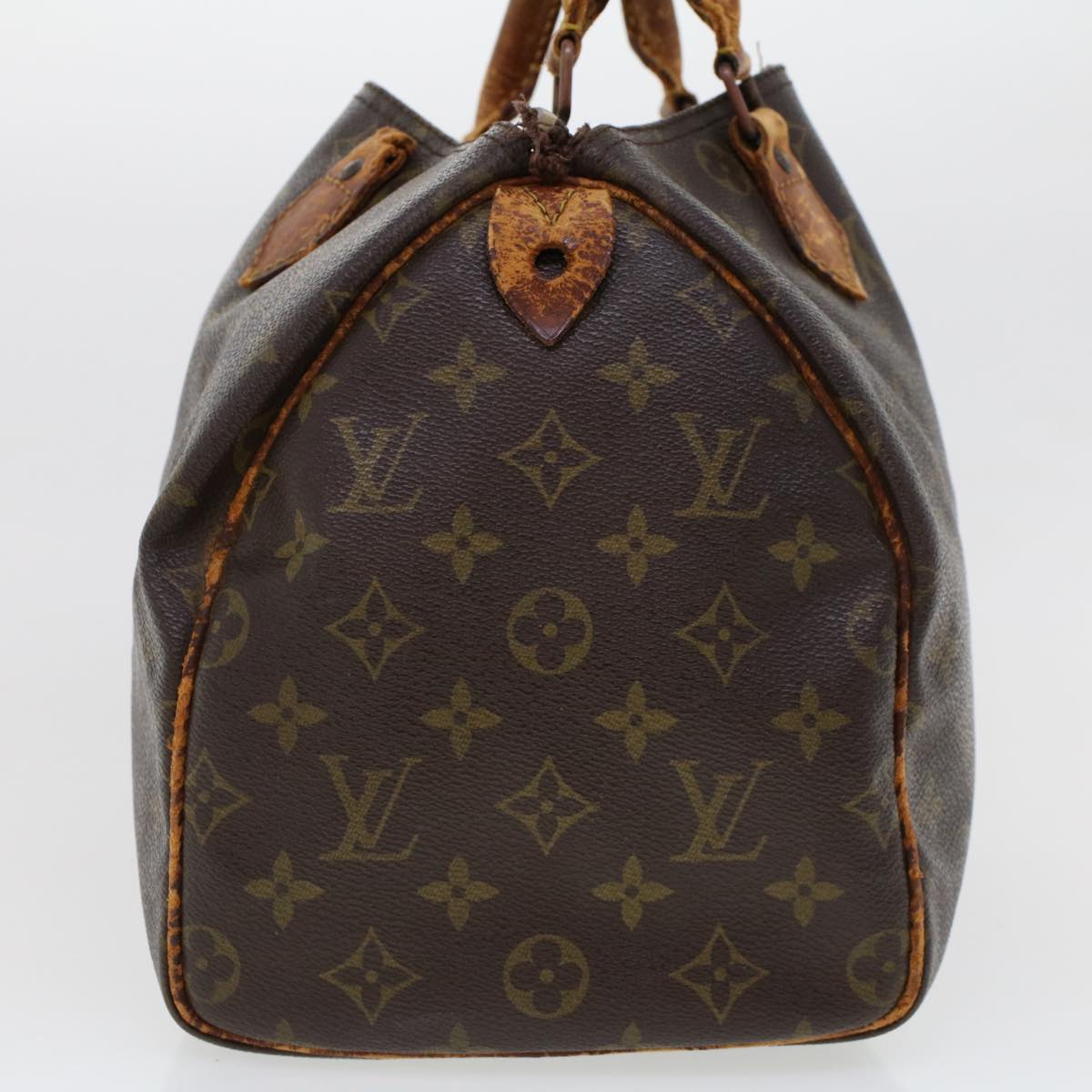 LOUIS VUITTON Monogram Speedy 30 Hand Bag M41526 LV Auth bs6219