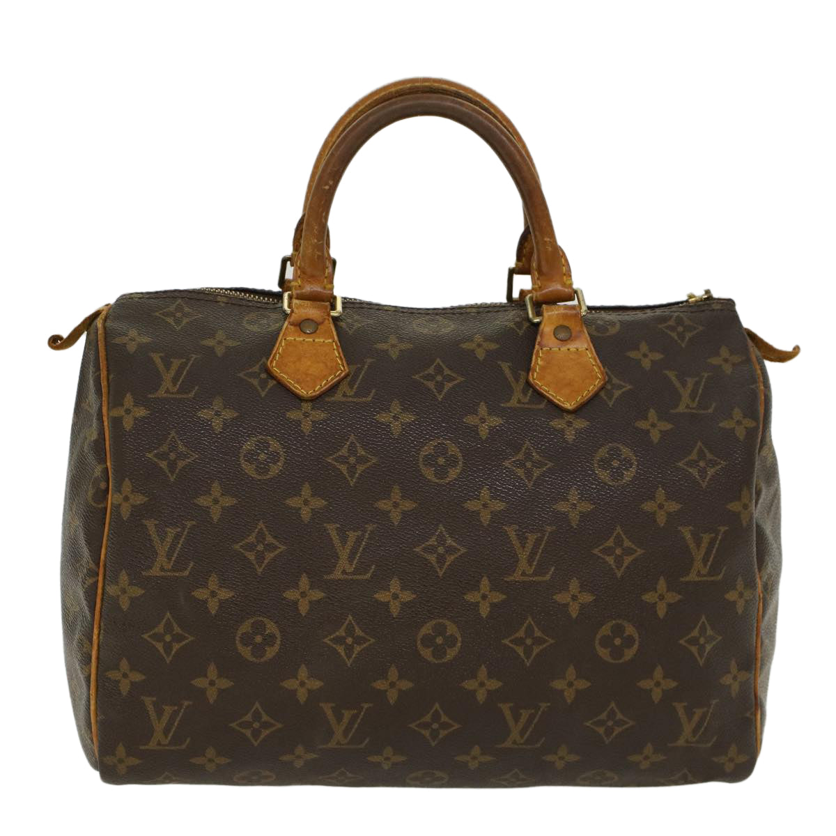 LOUIS VUITTON Monogram Speedy 30 Hand Bag M41526 LV Auth bs6220