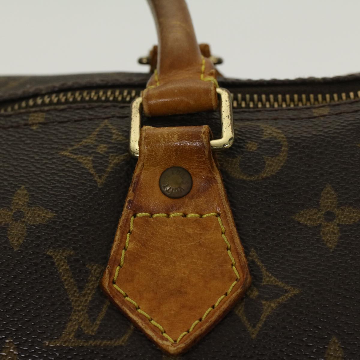 LOUIS VUITTON Monogram Speedy 30 Hand Bag M41526 LV Auth bs6220