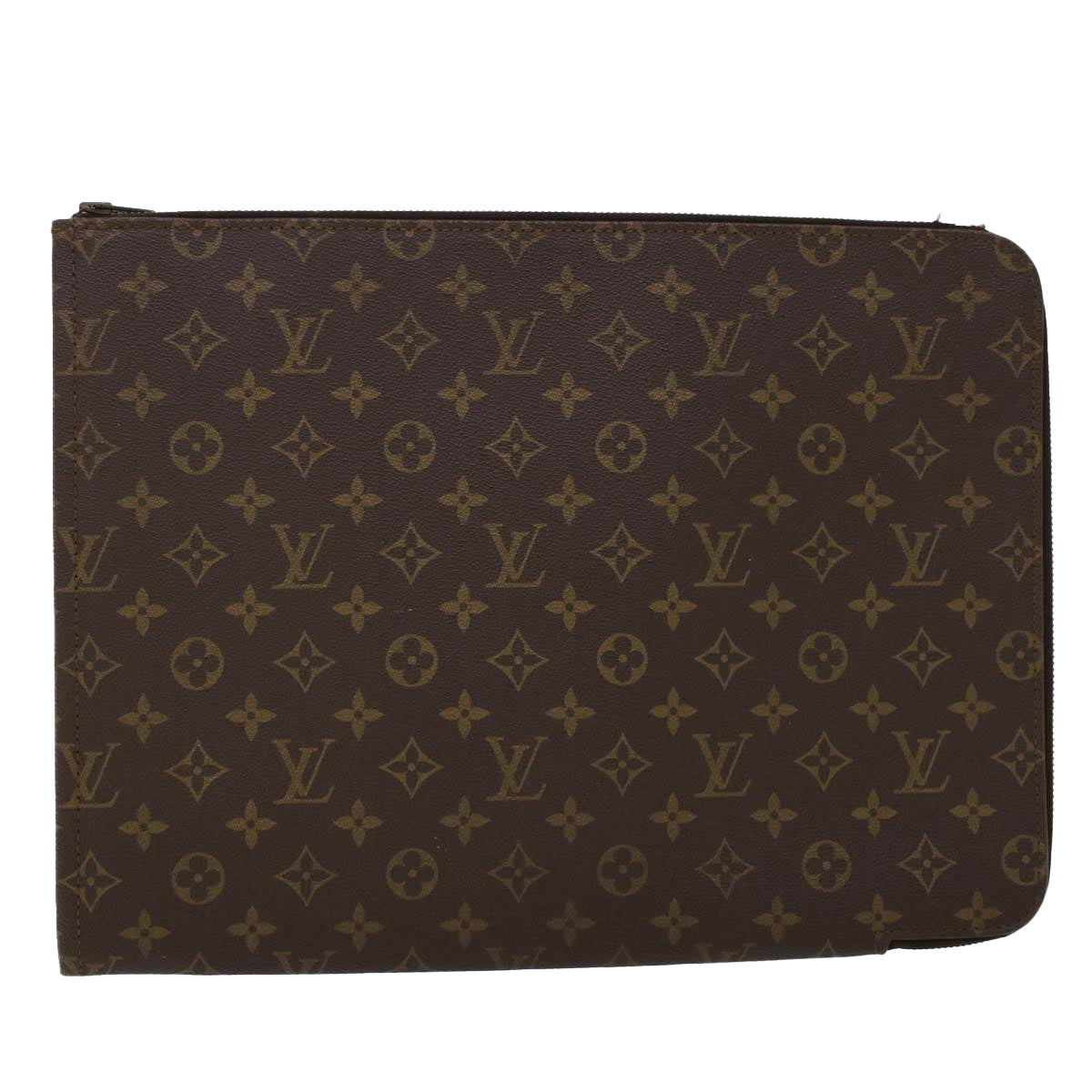 LOUIS VUITTON Monogram Poche Document Briefcase Vintage M53400 LV Auth bs6238