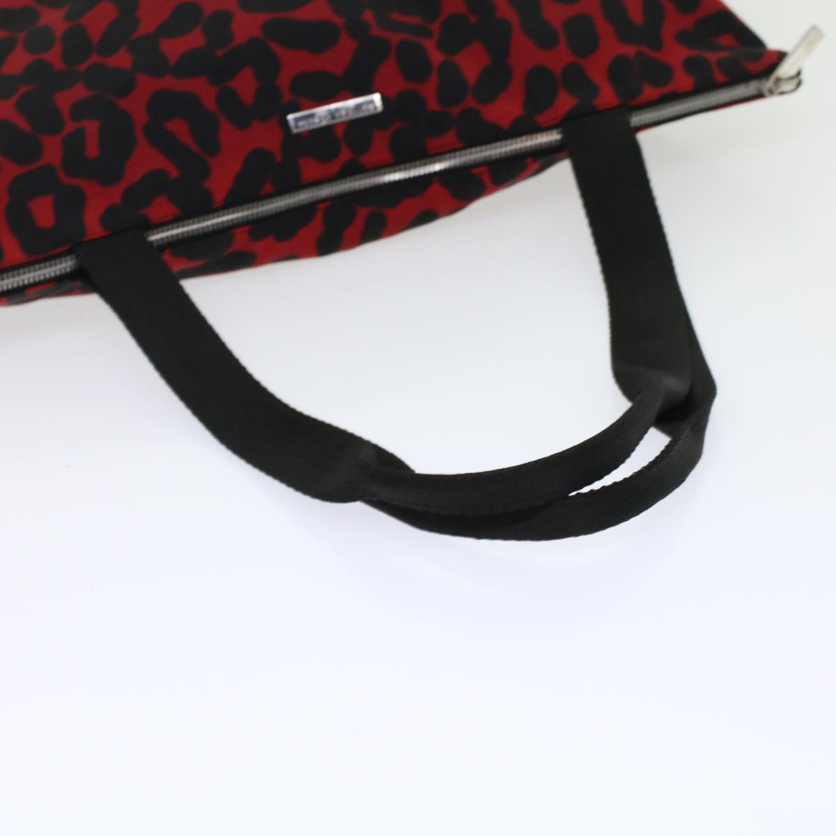 BOTTEGA VENETA Shoulder Bag Canvas 2Set Red Beige Auth bs6278