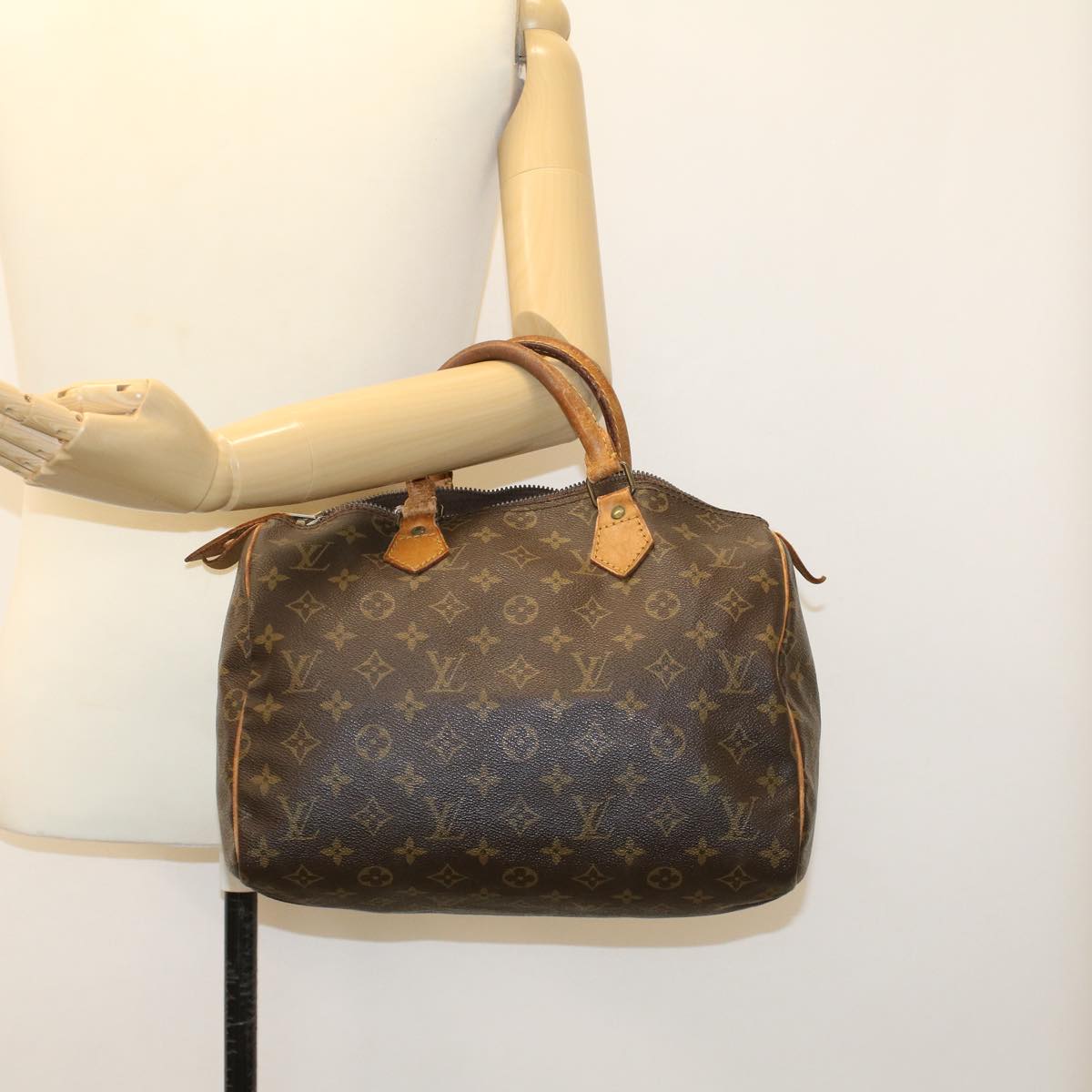 LOUIS VUITTON Monogram Speedy 30 Hand Bag M41526 LV Auth bs6314