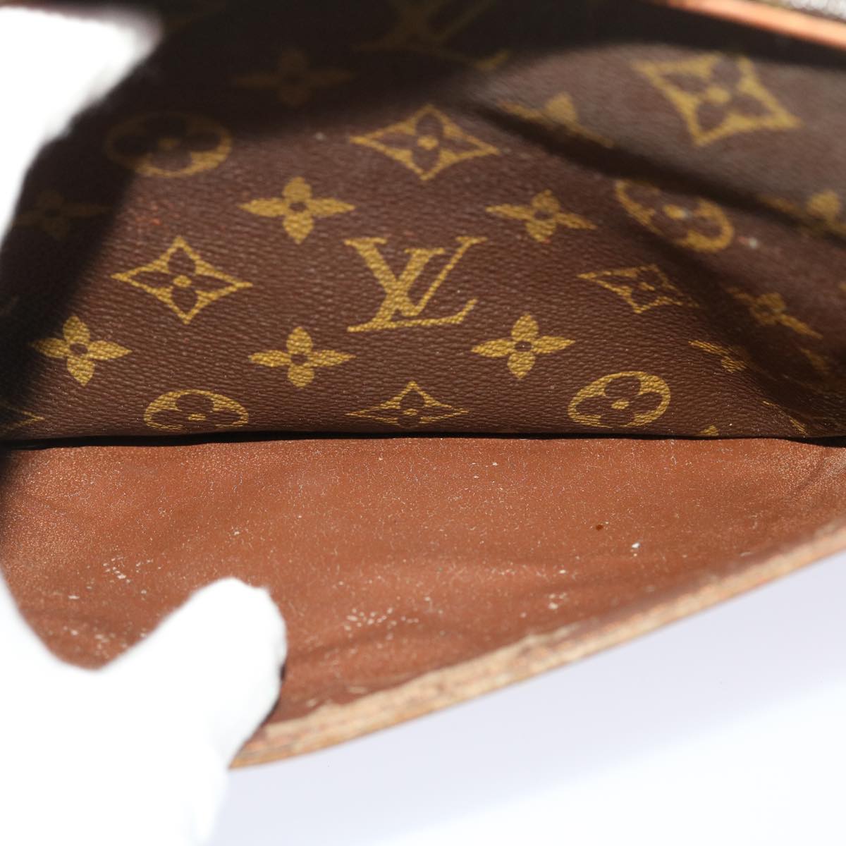 LOUIS VUITTON Monogram Compiegne 28 Clutch Bag M51845 LV Auth bs6334