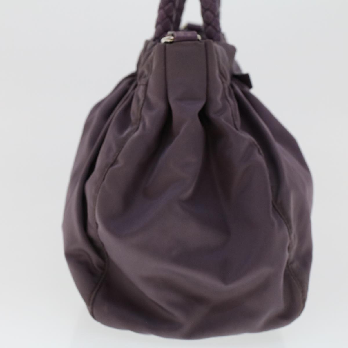 PRADA Hand Bag Nylon 2way Shoulder Bag Purple Auth bs6343