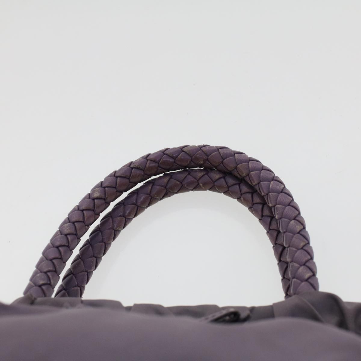 PRADA Hand Bag Nylon 2way Shoulder Bag Purple Auth bs6343