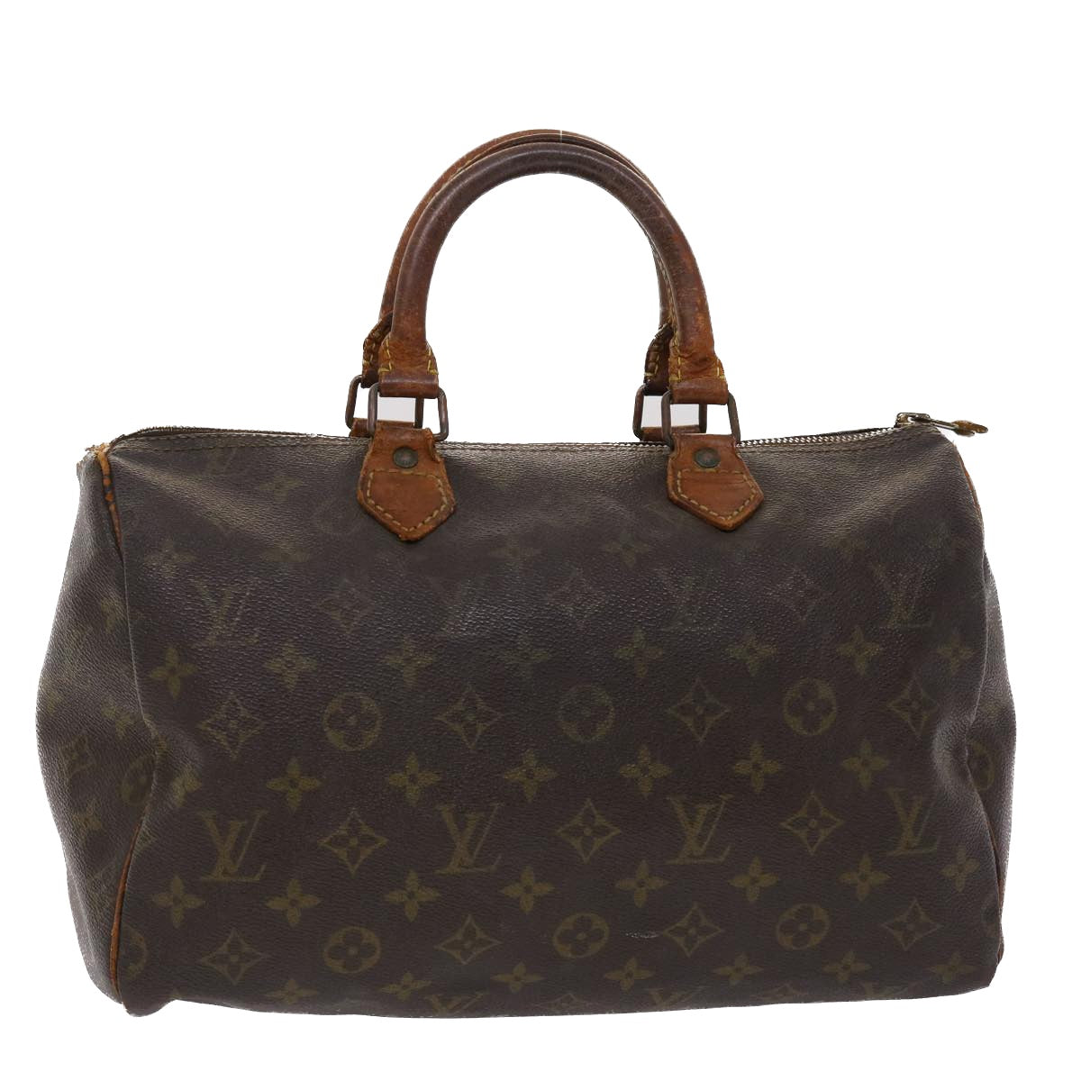 LOUIS VUITTON Monogram Speedy 30 Hand Bag M41526 LV Auth bs6375