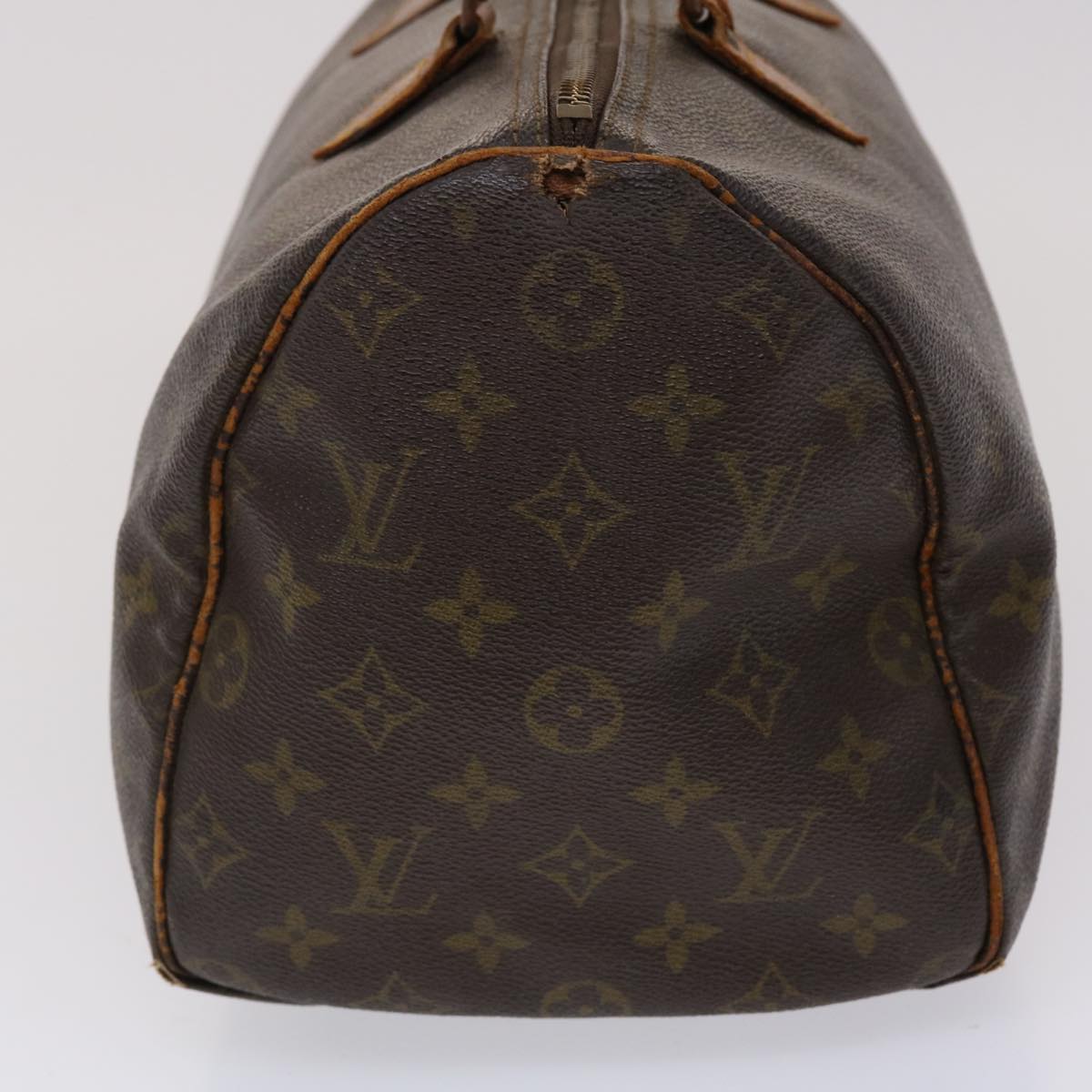 LOUIS VUITTON Monogram Speedy 30 Hand Bag M41526 LV Auth bs6375