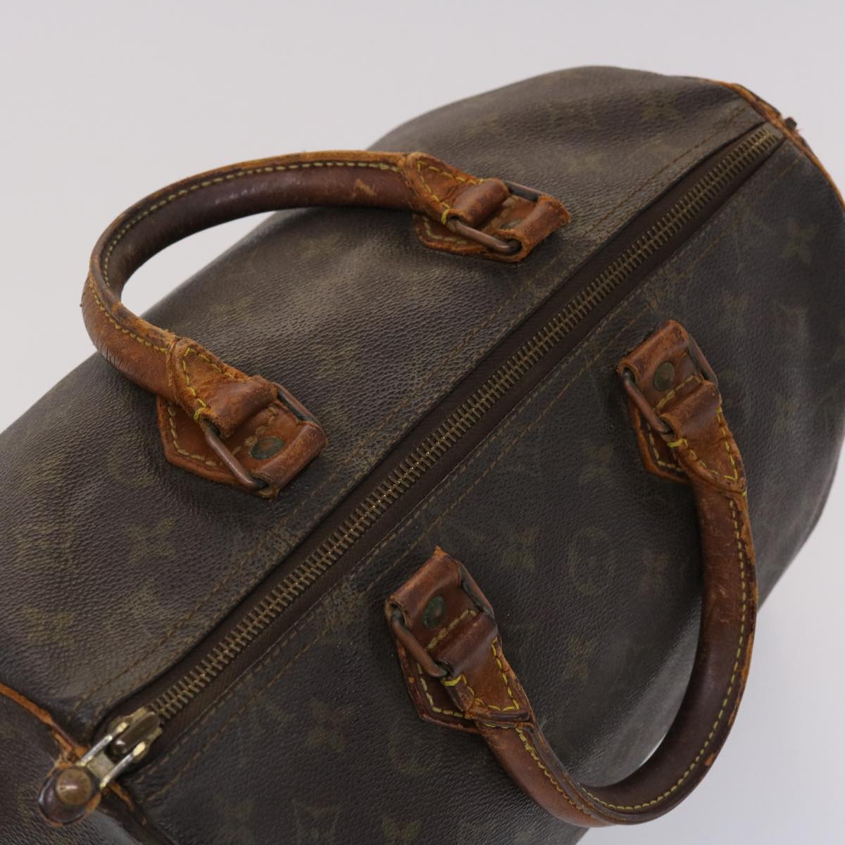 LOUIS VUITTON Monogram Speedy 30 Hand Bag M41526 LV Auth bs6375