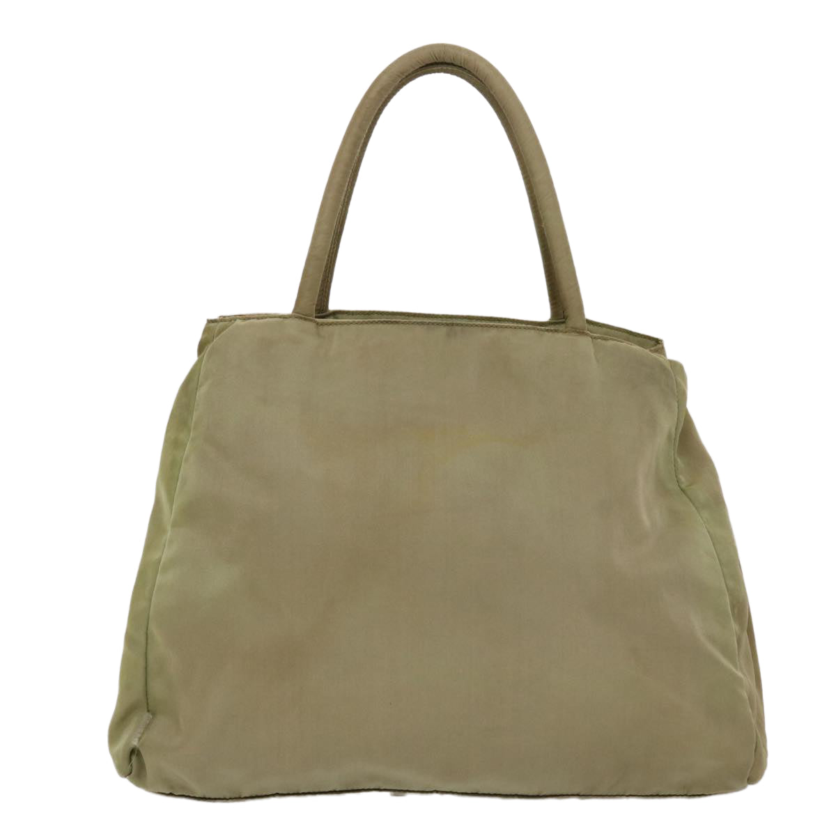PRADA Hand Bag Nylon Khaki Auth bs6394 - 0