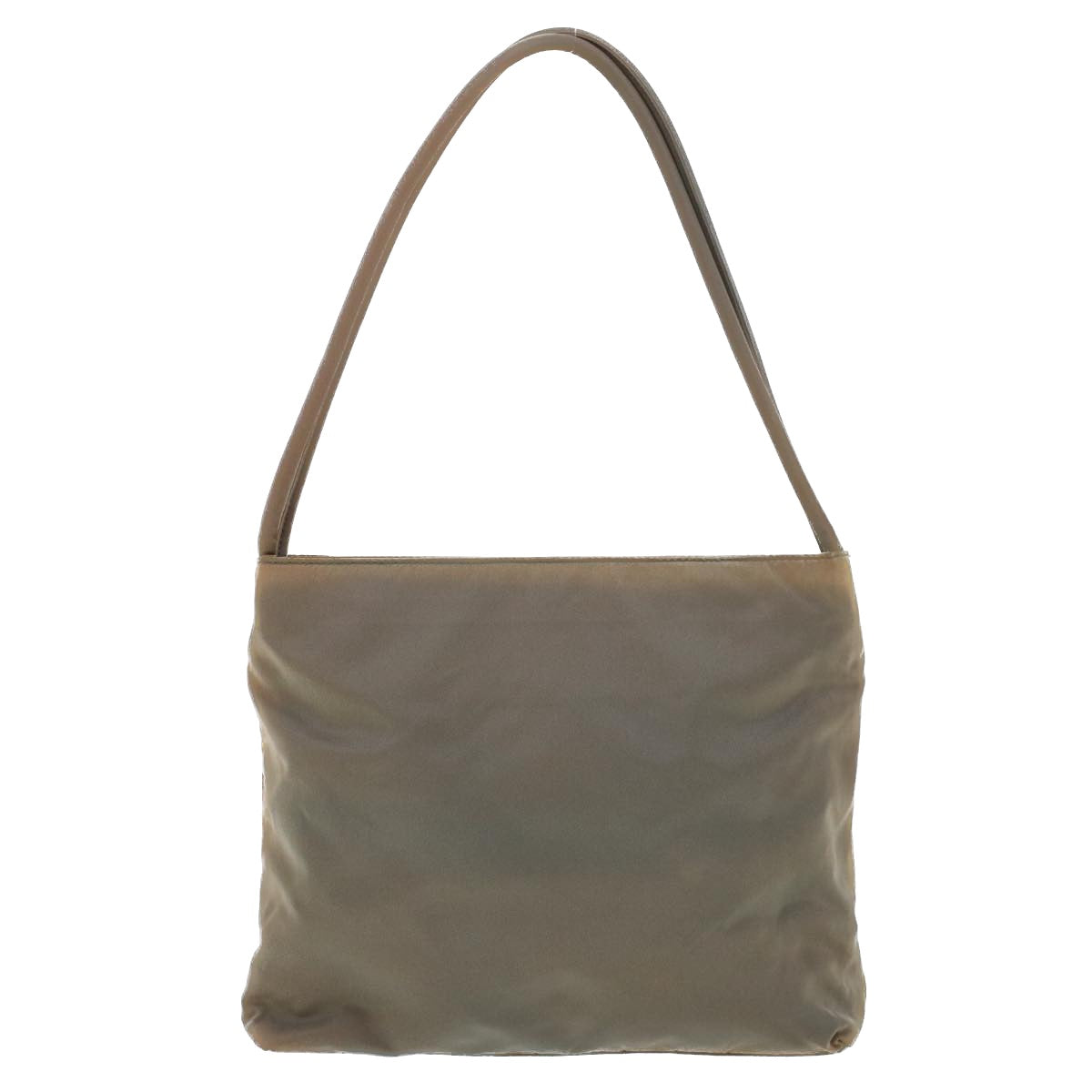 PRADA Shoulder Bag Nylon Gray Auth bs6399 - 0