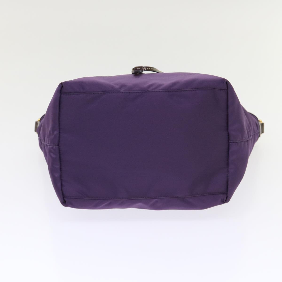 PRADA Hand Bag Nylon Purple Auth bs6400