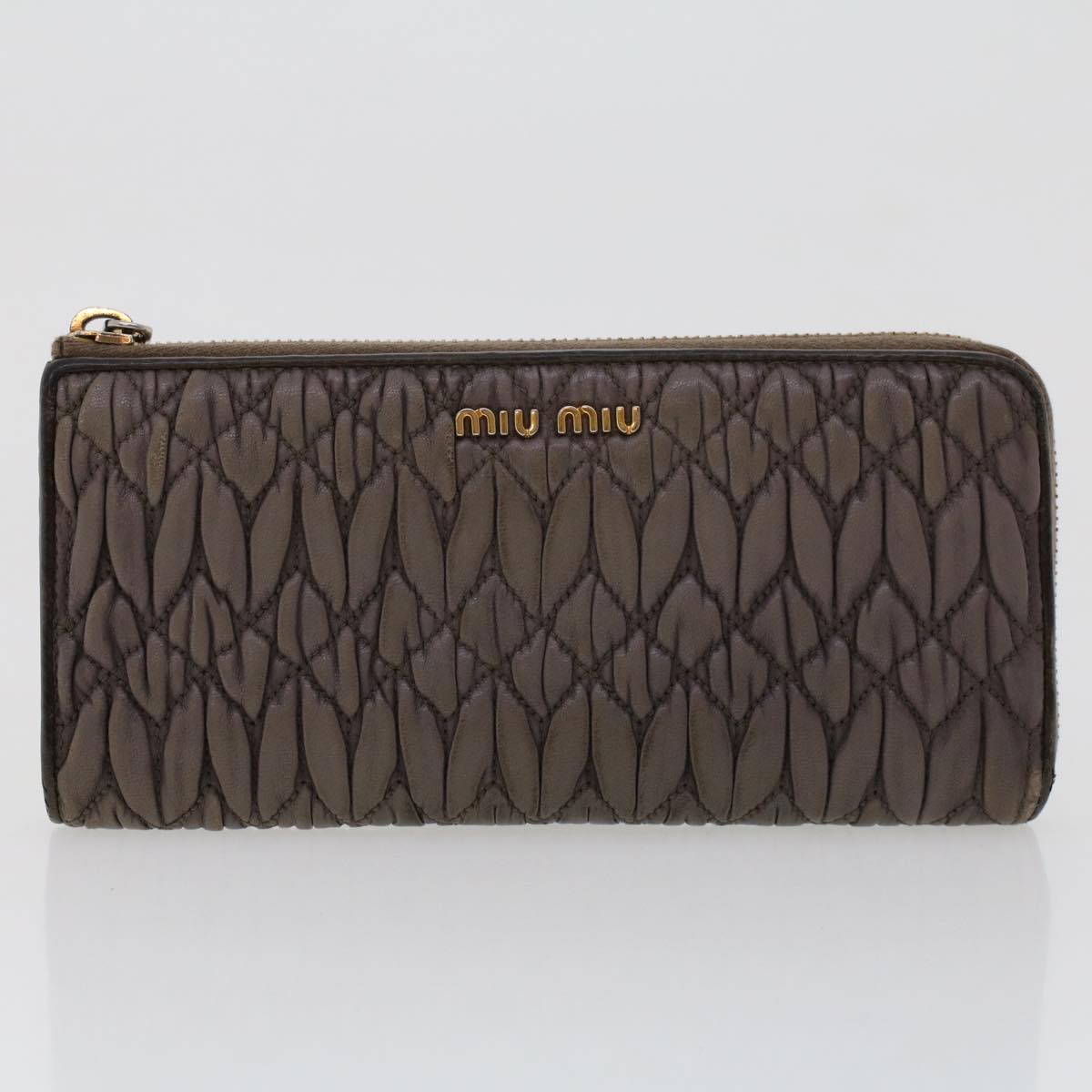 Miu Miu Key Case Wallet Leather 4Set Blue Beige Black Auth bs6417 - 0