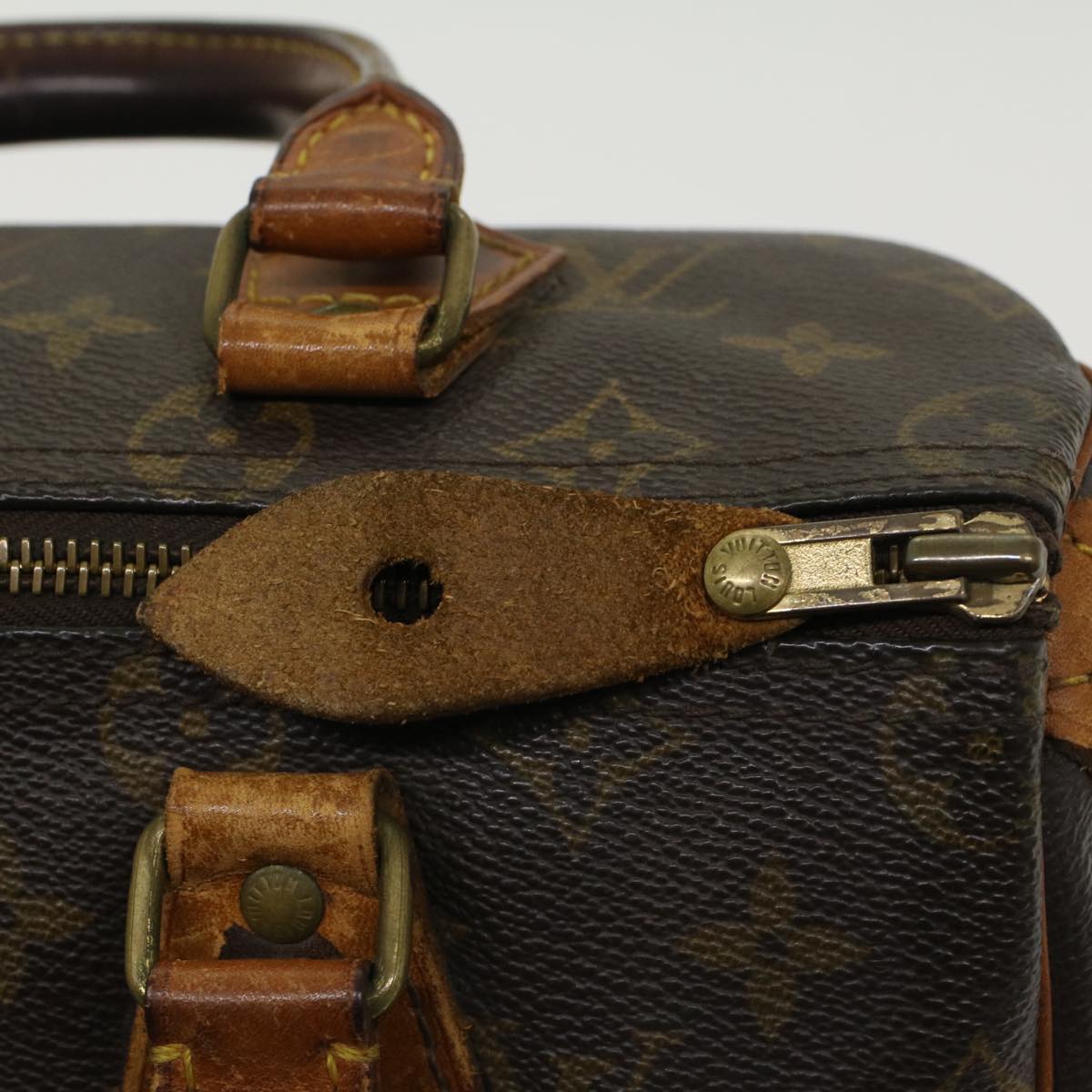 LOUIS VUITTON Monogram Speedy 25 Hand Bag M41528 LV Auth bs6500