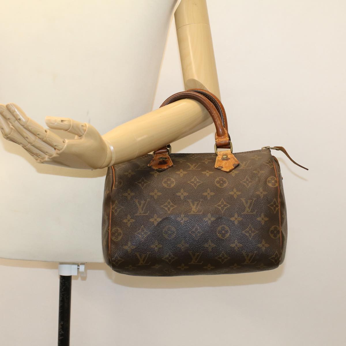 LOUIS VUITTON Monogram Speedy 25 Hand Bag M41528 LV Auth bs6500