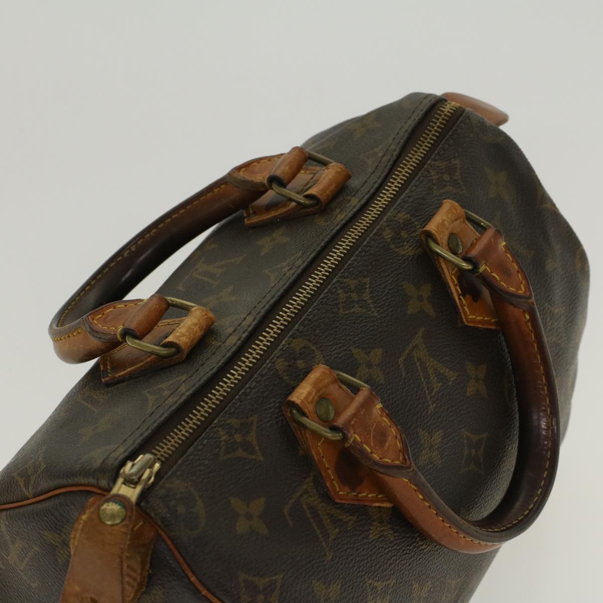 LOUIS VUITTON Monogram Speedy 25 Hand Bag M41528 LV Auth bs6500