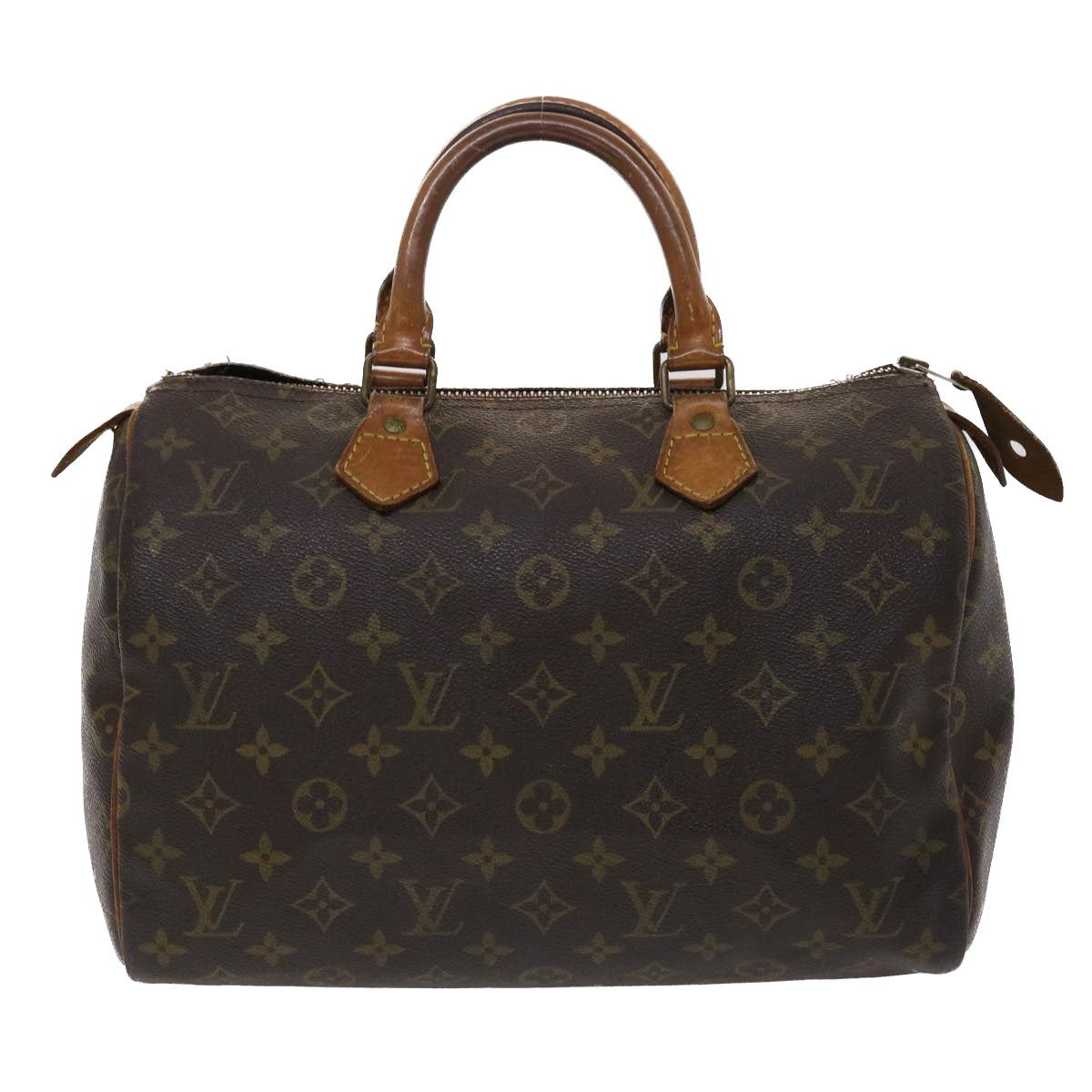 LOUIS VUITTON Monogram Speedy 30 Hand Bag M41526 LV Auth bs6537