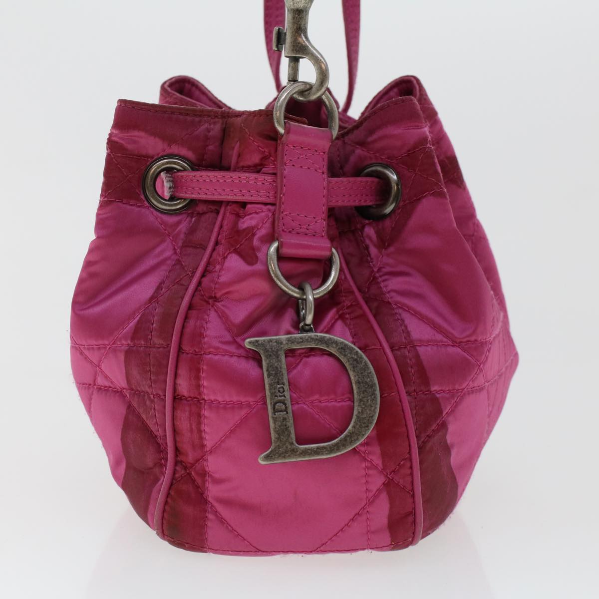 PRADA Canage Shoulder Bag Nylon Pink Auth bs6539