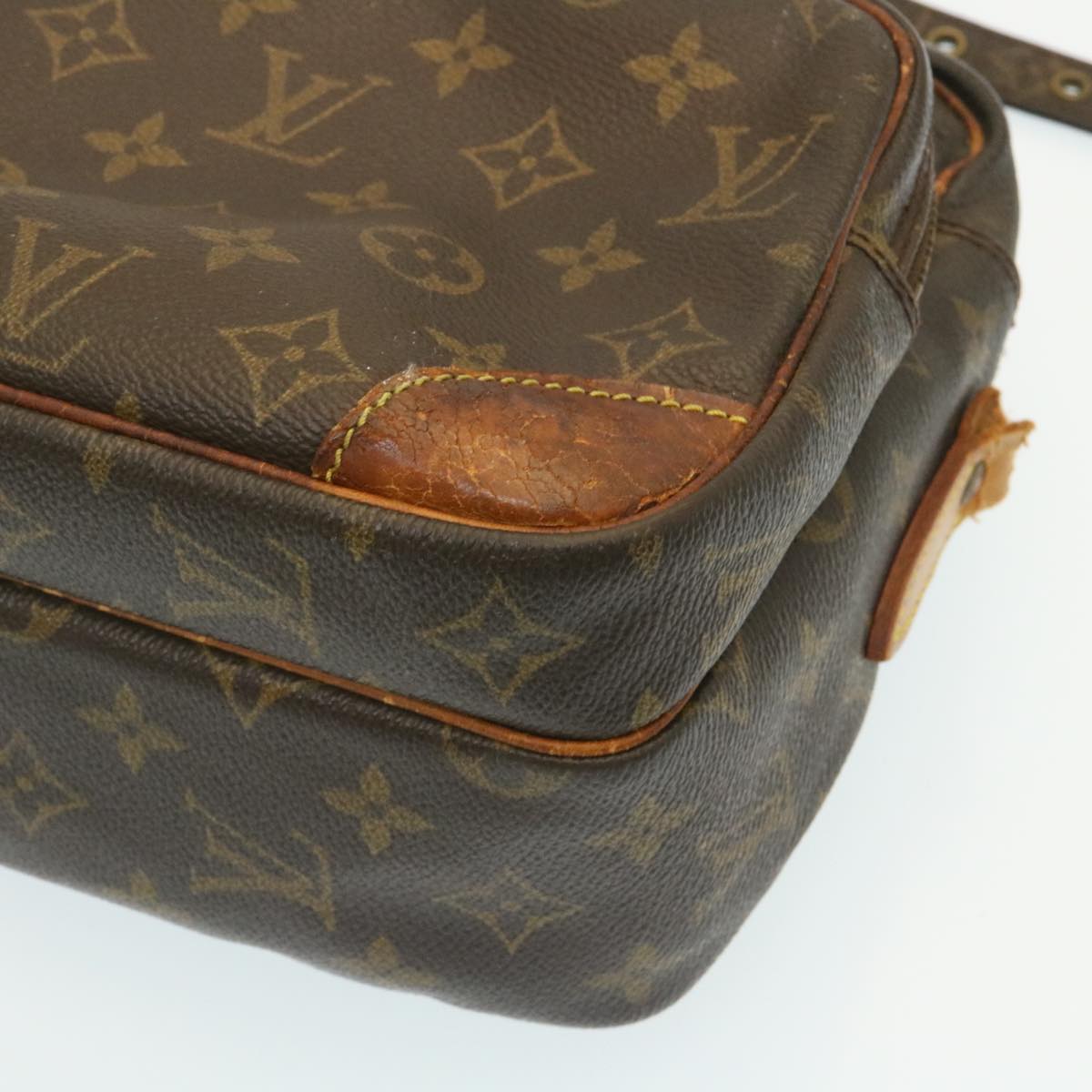 LOUIS VUITTON Monogram Nile Shoulder Bag M45244 LV Auth bs657