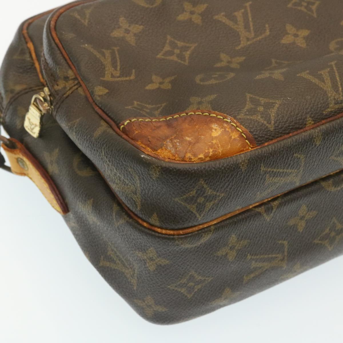 LOUIS VUITTON Monogram Nile Shoulder Bag M45244 LV Auth bs657